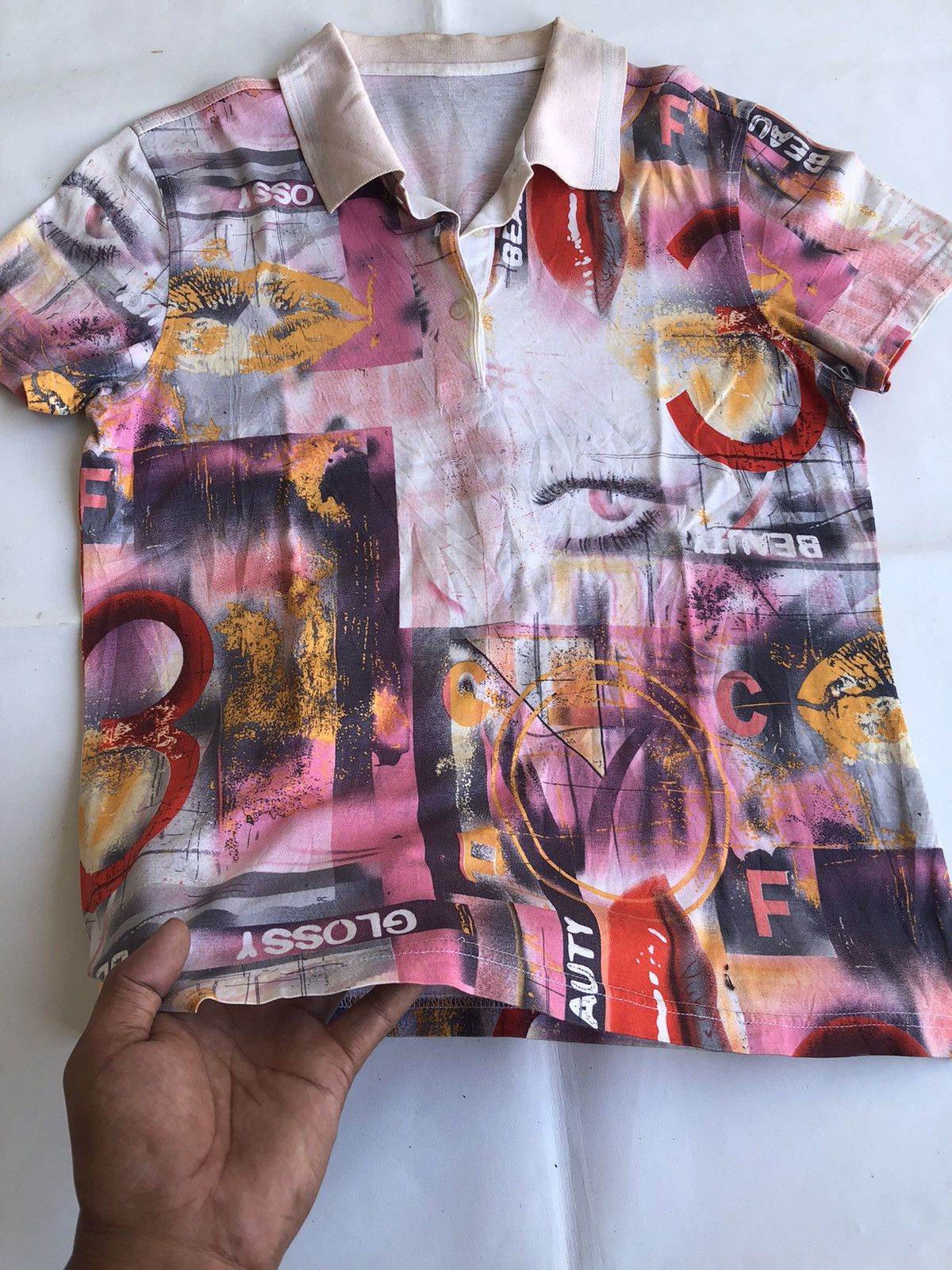 Beauty Beast Rare item AOP Artwork Button Shirt Issey Miyake Style Size US S / EU 44-46 / 1 - 3 Thumbnail
