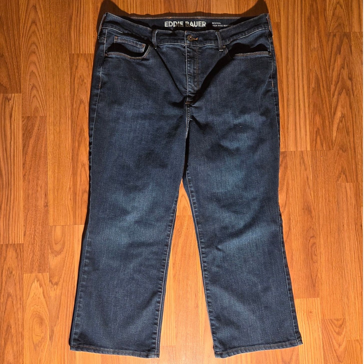 Eddie Bauer Eddie Bauer Women's Size 16 High Rise Bootcut Jeans Size 38" / US 16 / IT 52 - 2 Thumbnail