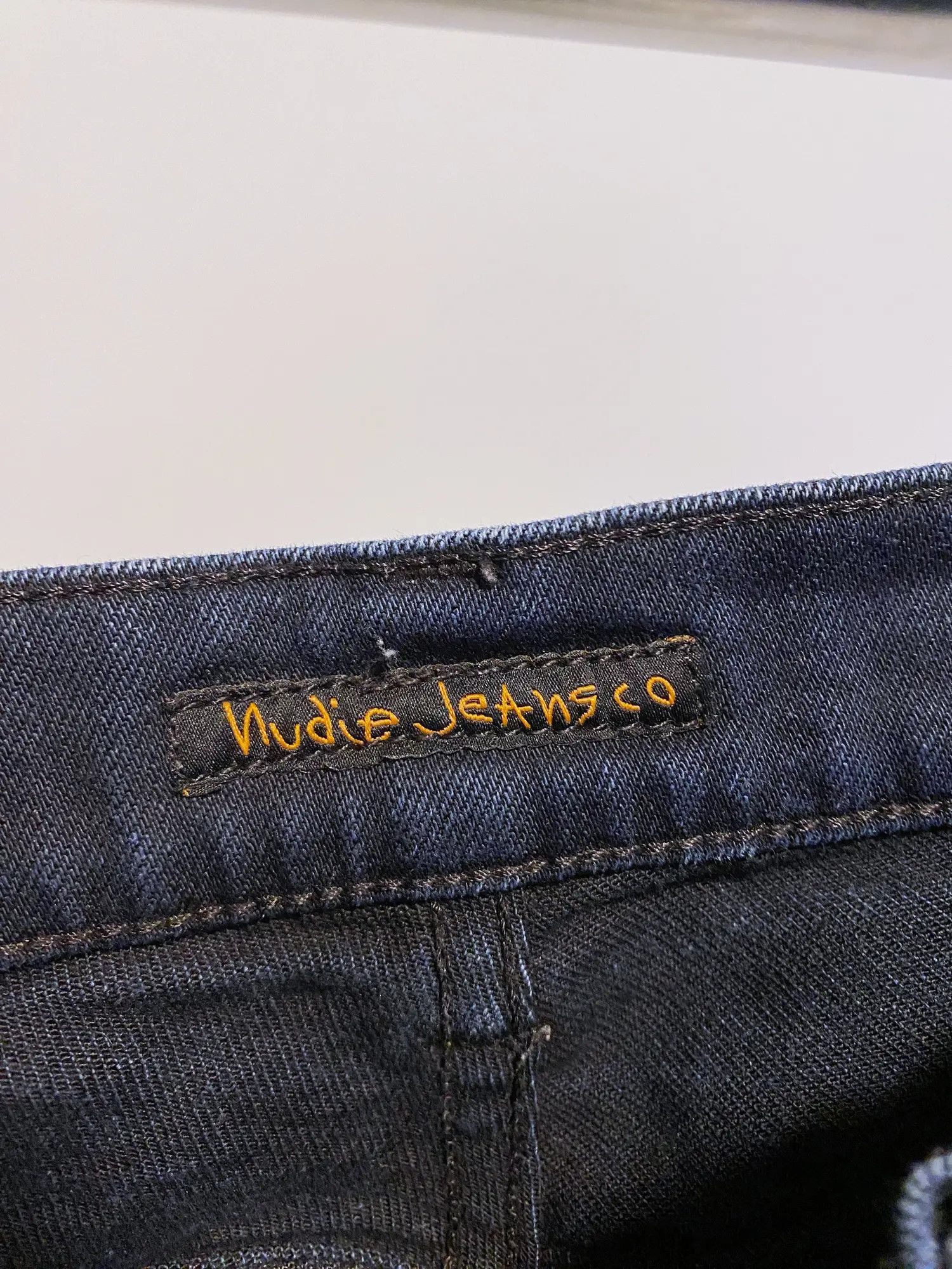 Nudie Jeans Nudie Jeans Lean Dean Black NBlue denim jeans size W 33 L 32 Size US 33 - 4 Thumbnail