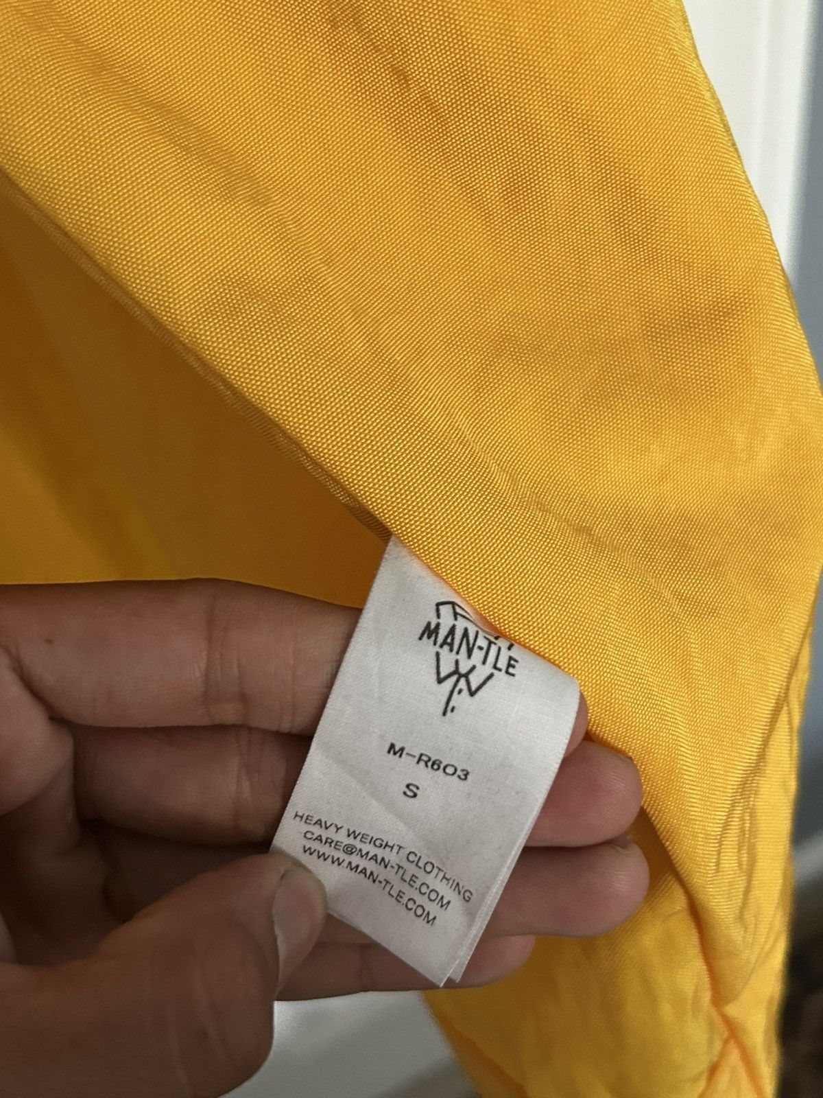 MAN-TLE R6O3 Yellow Snap Hooded Jacket Size US S / EU 44-46 / 1 - 4 Thumbnail