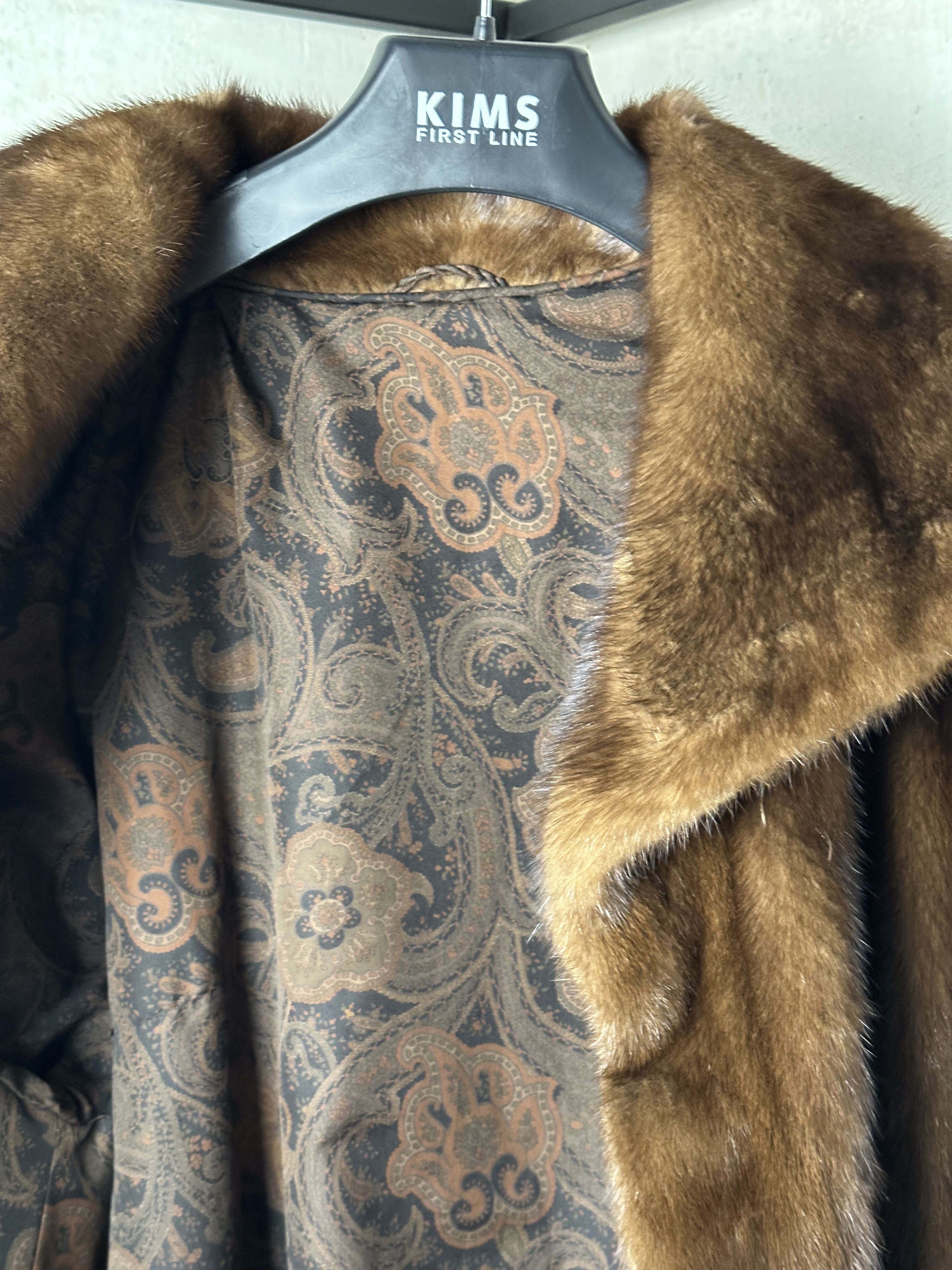 Vintage Long Mink Fur Coat Size M / US 6-8 / IT 42-44 - 19 Thumbnail