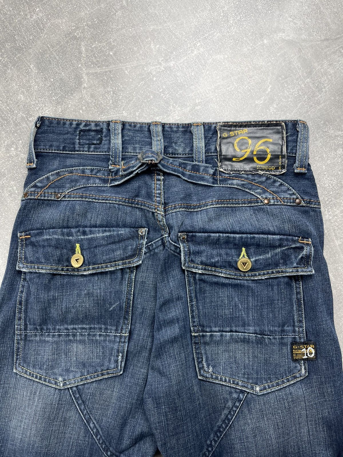 G-Star G-Star RAW 96 Elwood Heritage Denim Jeans Buckle Back 00s Size US 30 / EU 46 - 5 Thumbnail
