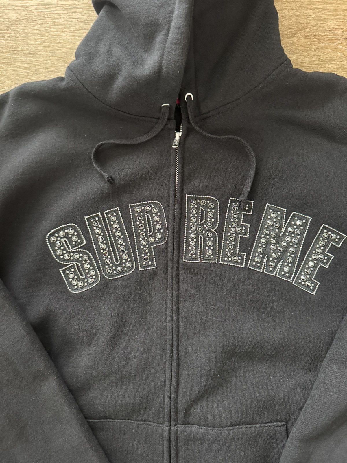 Supreme b.b. Simon Zip Up Hooded Sweatshirt Blue Men's