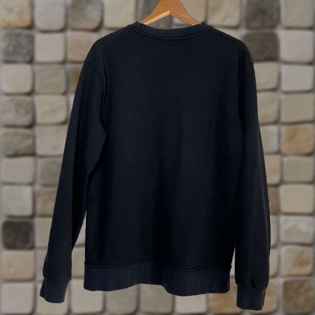 Dolce & Gabbana Dolce&Gabbana Men Sweatshirt Cotton Black Made in Italy Size L US Large Crew Neck Short Sleeve? Size US L / EU 52-54 / 3 - 1 Thumbnail