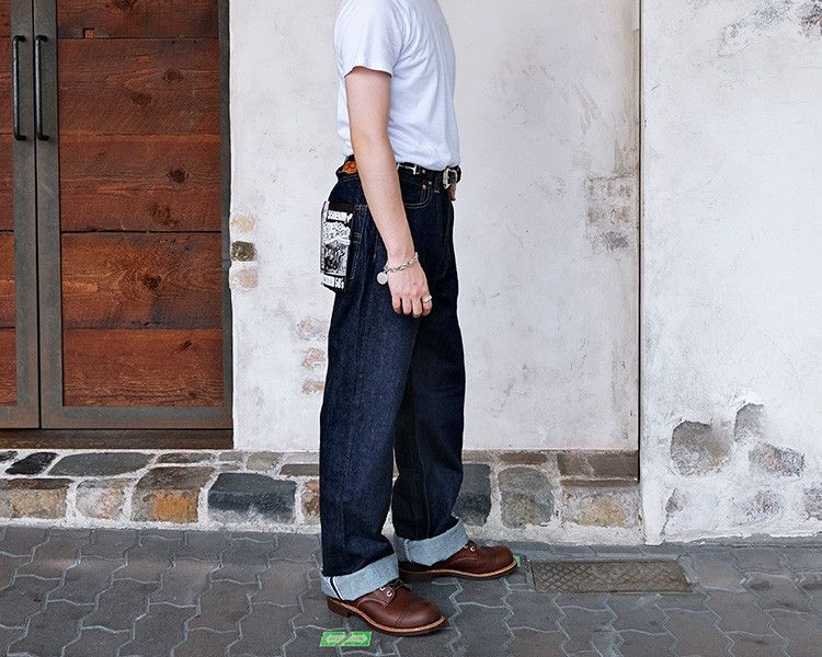 Jelado 55Denim 313XX Wide Straight JP94313 Last Resort Jeans Indigo Size US 33 - 9 Thumbnail