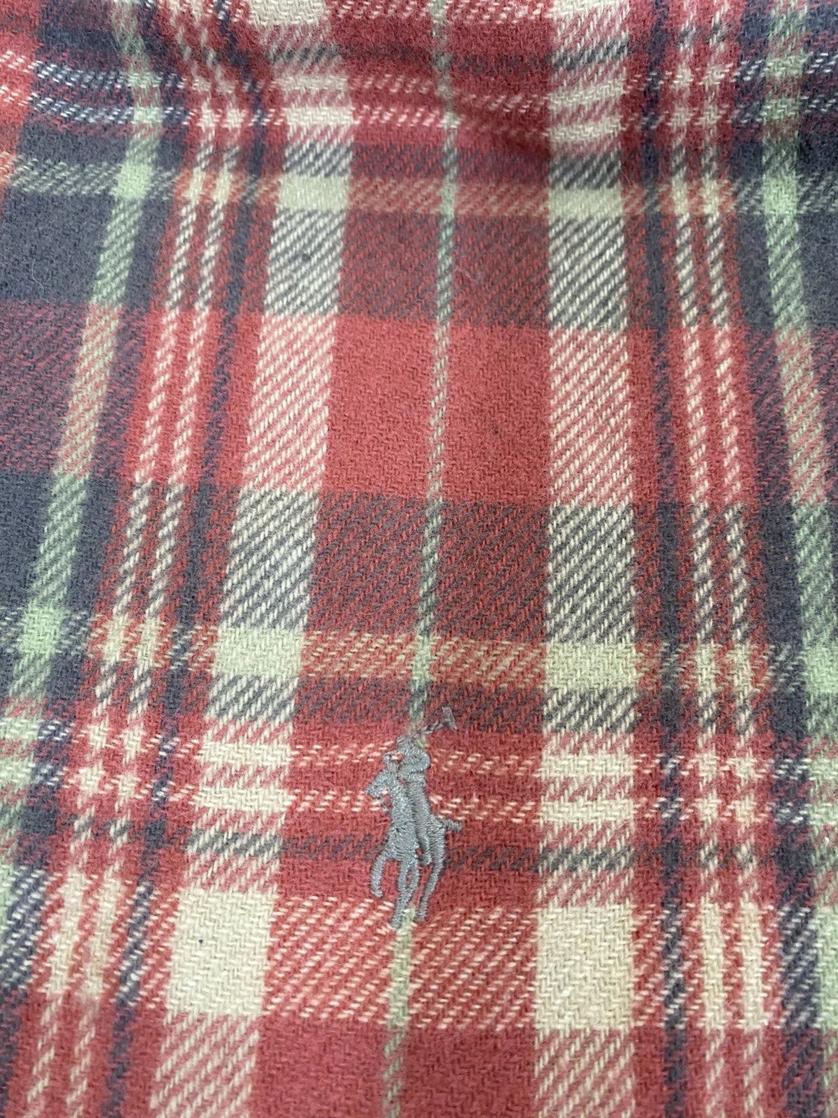 Polo Ralph Lauren × RRL Ralph Lauren × Ralph Lauren Vintage Polo Ralph Lauren Plaid Scarf OS Size Size ONE SIZE - 6 Thumbnail