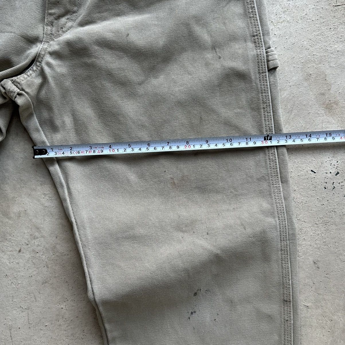 Carhartt × Dickies (32x30) Crazy Vintage Faded Tan/Grey Dickies Carpenter Pants Size US 32 / EU 48 - 8 Thumbnail
