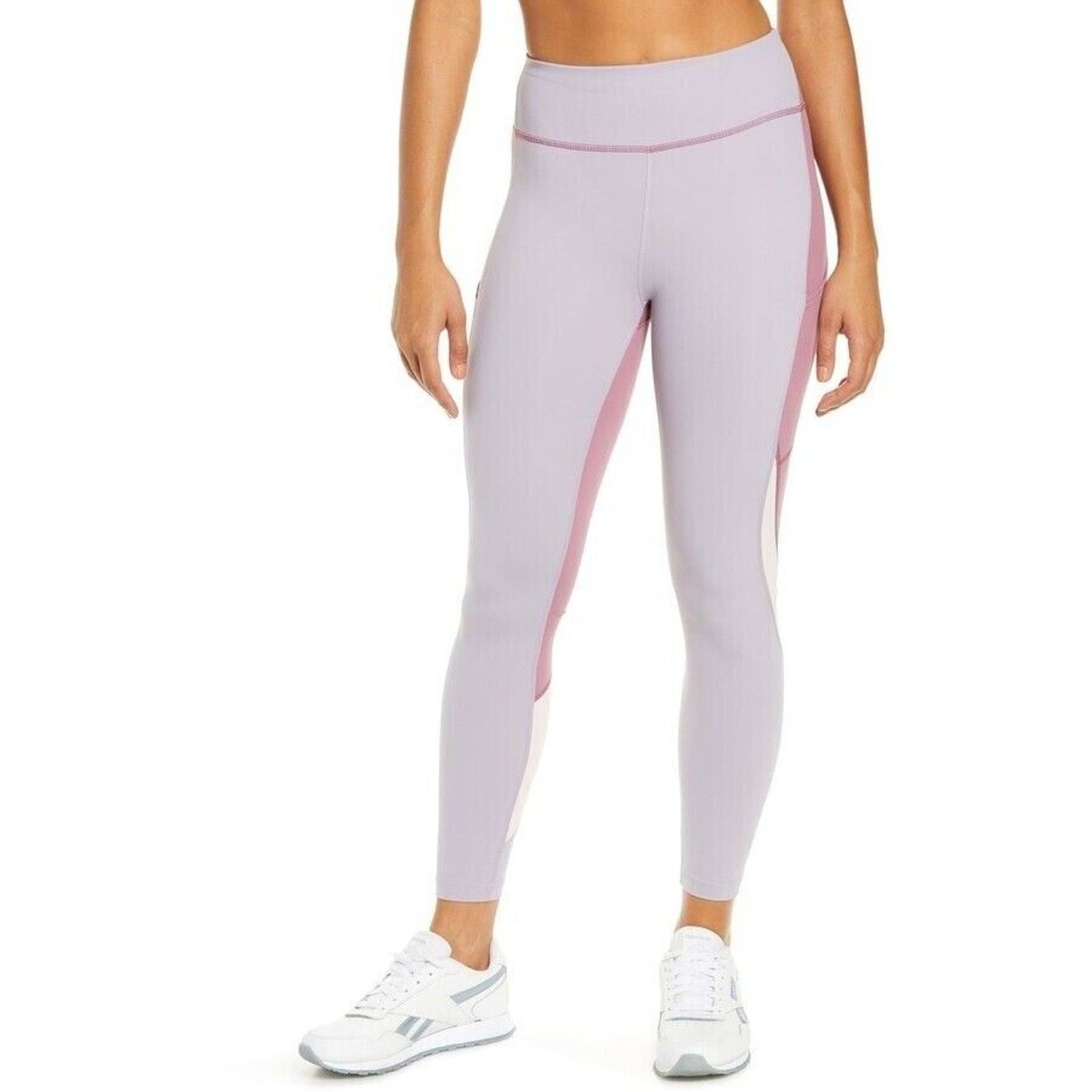 Outdoor Voices Outdoor Voices Womens Purple Zoom High Waist 7/8 Leggings S Size 23" - 1 Thumbnail