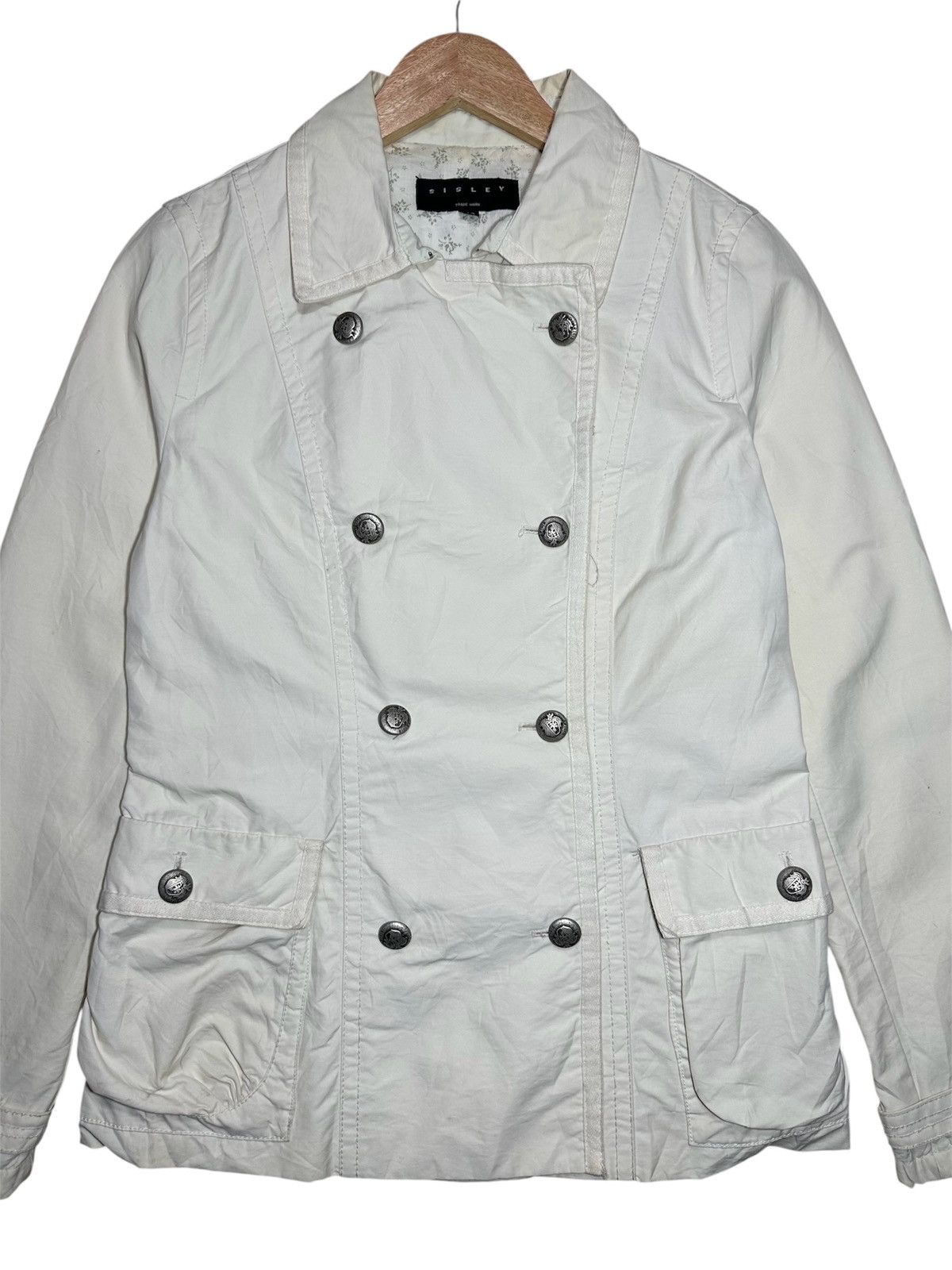 Sisley Sisley Double-breasted Jacket Size S / US 4 / IT 40 - 2 Thumbnail