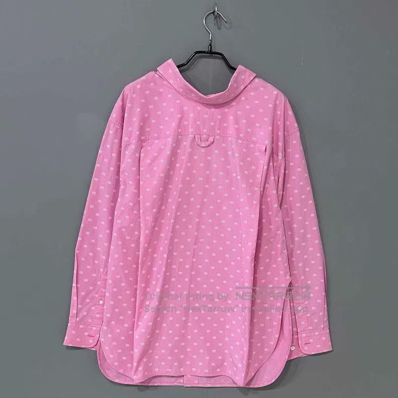 Balenciaga Balenciaga Double B all-over print long-sleeve shirt Size XS / US 0-2 / IT 36-38 - 4 Thumbnail