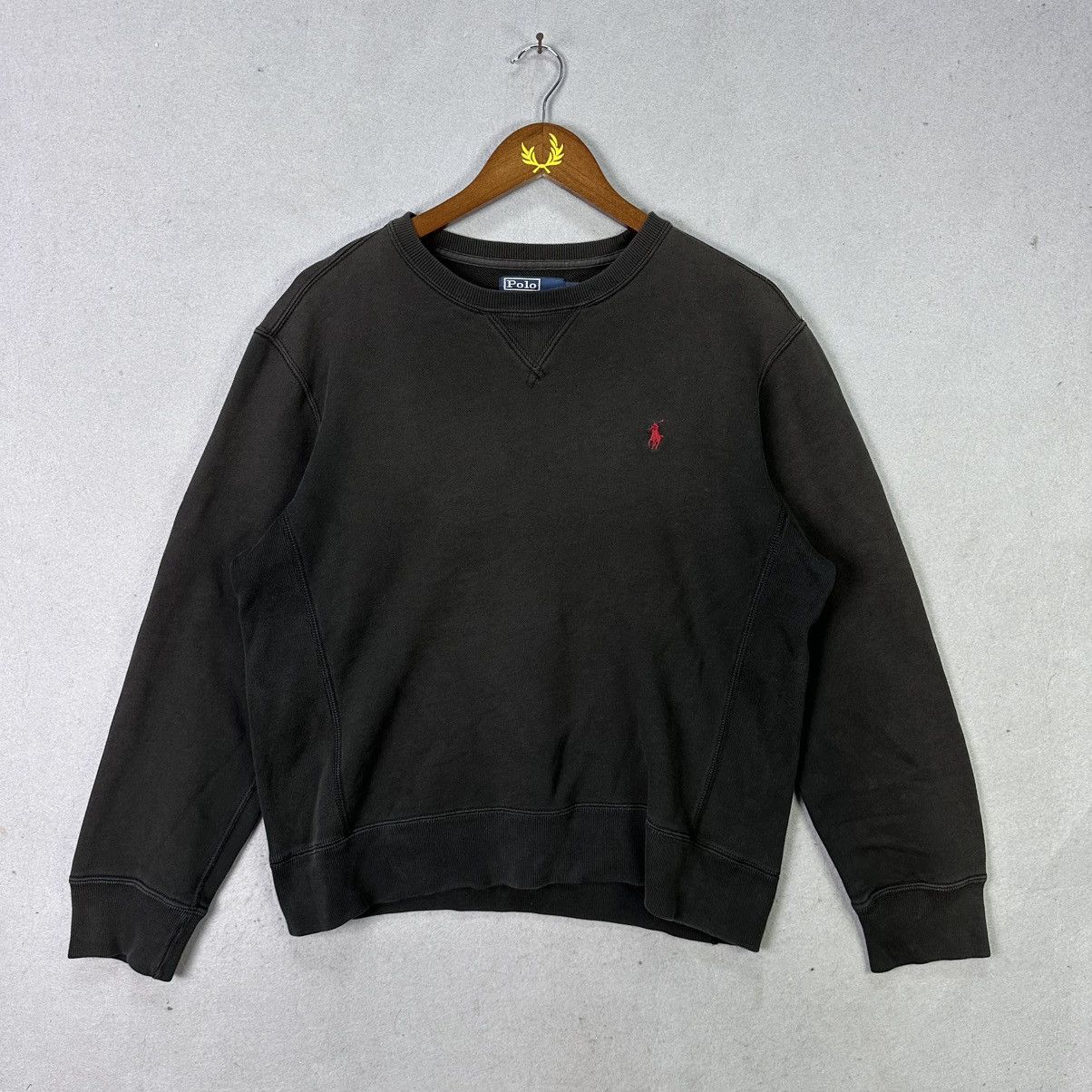 Polo Ralph Lauren Vintage Polo Ralph Lauren Sweatshirt Sun Faded Small Pony Size US L / EU 52-54 / 3 - 1 Thumbnail