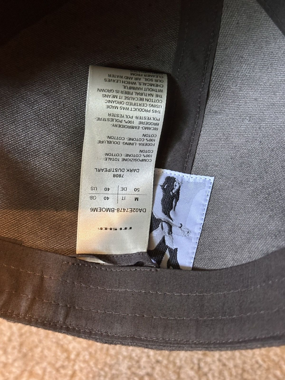 Rick Owens Rick Owens FW25 CUNTY hat Size ONE SIZE - 6 Thumbnail