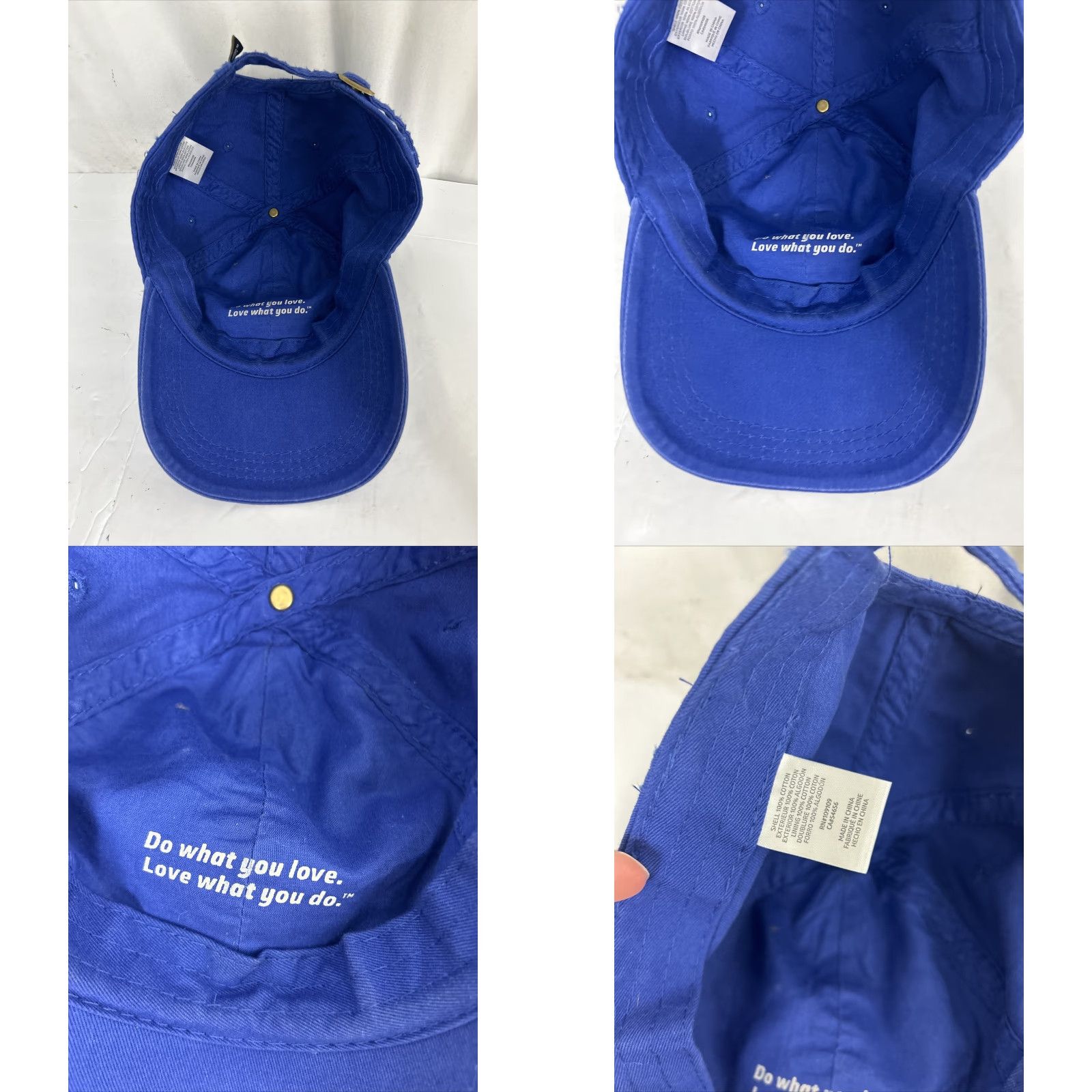 Life is Good Life Is Good Hat Strap Back Dad Adjustable Blue Black White Baseball Cap Mens One Size Color Blue Size ONE SIZE - 9 Thumbnail