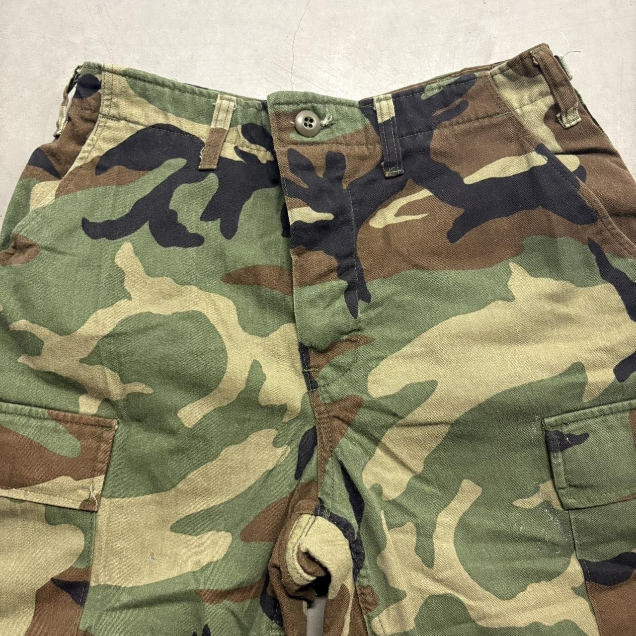 Vintage Crazy Vintage Y2K/2000s Baggy Dark Military Style Streetwear Grunge Camo Pants! Size US 28 / EU 44 - 2 Thumbnail