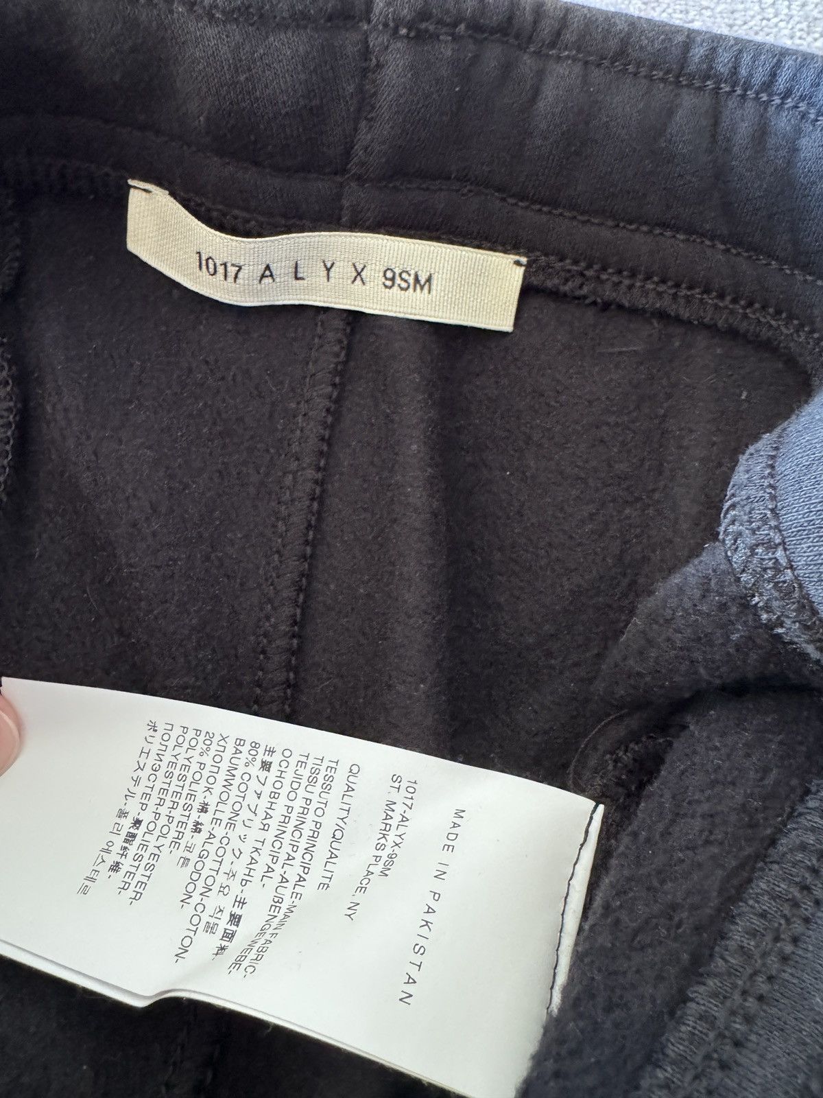1017 ALYX 9SM × Nike 1017 ALYX 9SM x Nike Sweatpants „Black“ Size US 32 / EU 48 - 4 Thumbnail