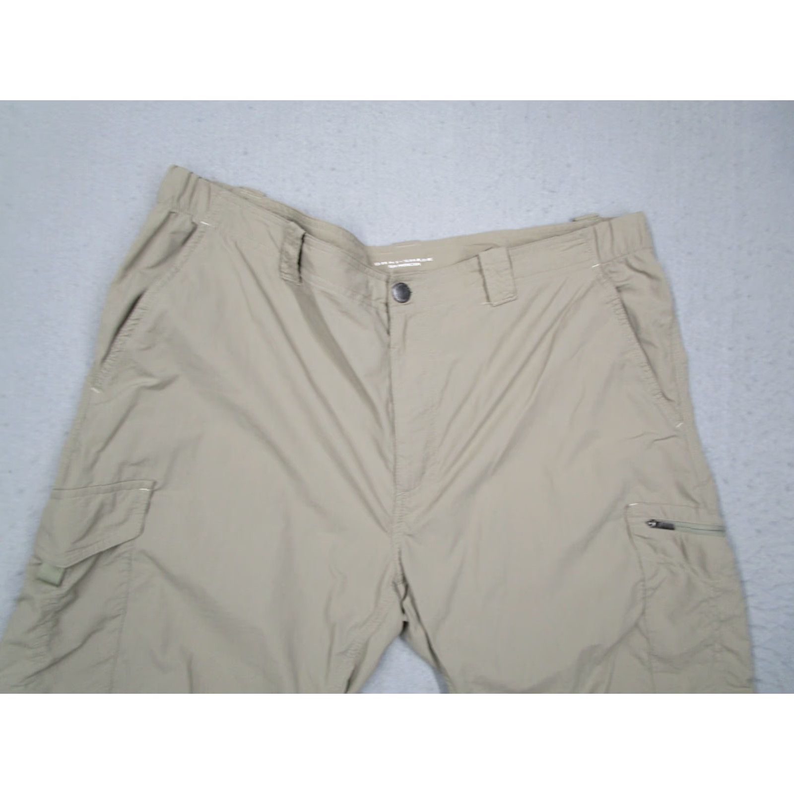 Vintage VINTAGE Columbia Pants Mens 40 Beige Convertible Nylon Cargo Classic Work Utility Outdoor 2010s Mens Size US 40 / EU 56 - 2 Thumbnail