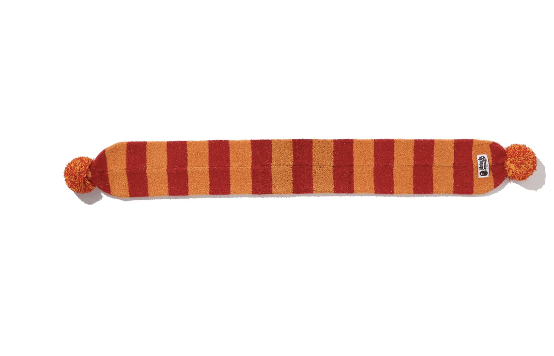 Bape Bape BABY MILO STRIPE KNIT SCARF Kids Size ONE SIZE - 3 Thumbnail