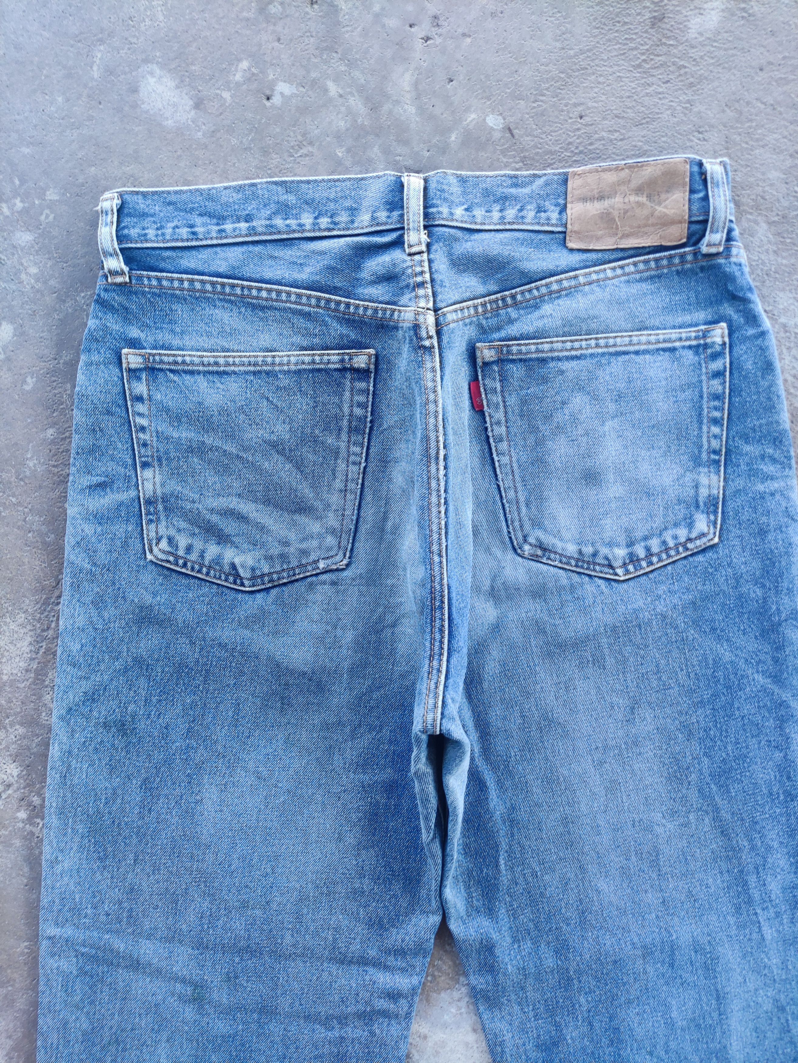 Japanese Brand × Jean × Vintage Vintage Japanese Jeans Baggy Denim Distressed Faded Pants Size US 34 / EU 50 - 10 Thumbnail