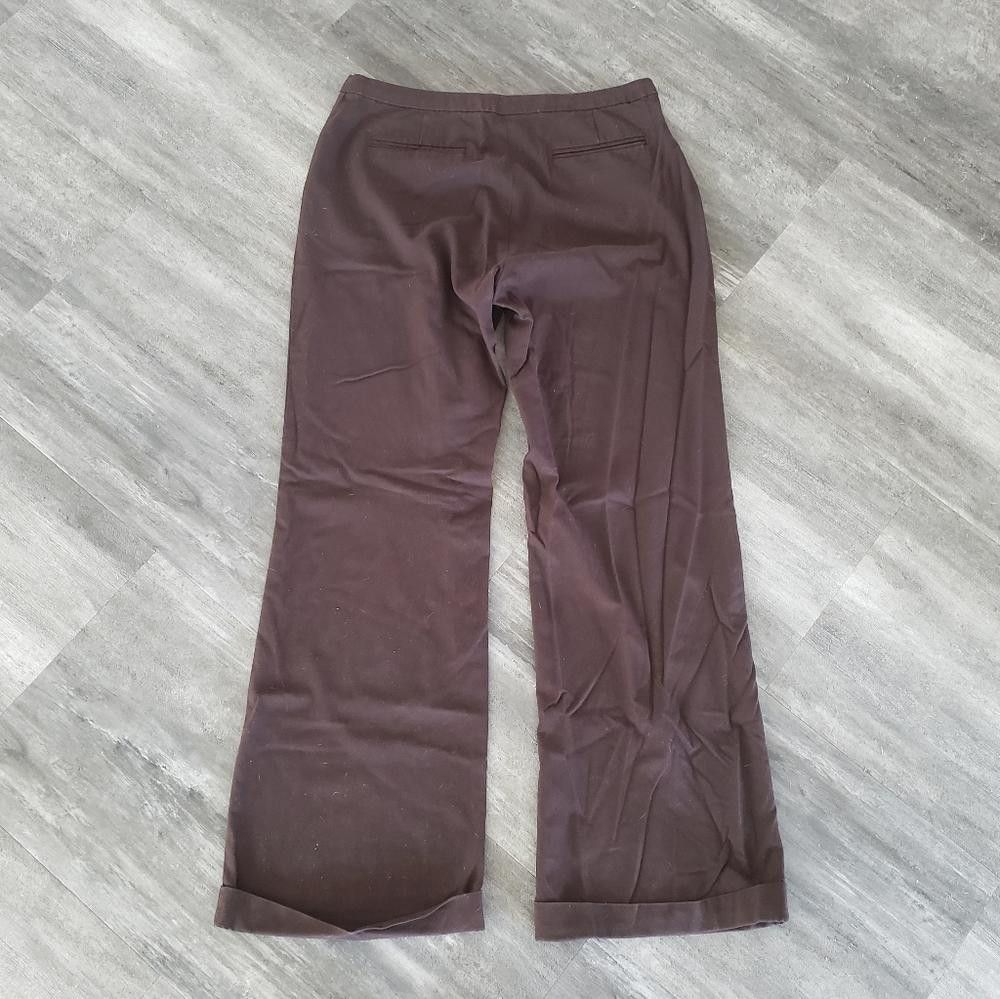 Old Navy Chocolate Classic Old Navy Dress Pant Size 32" / US 10 / IT 46 - 2 Thumbnail