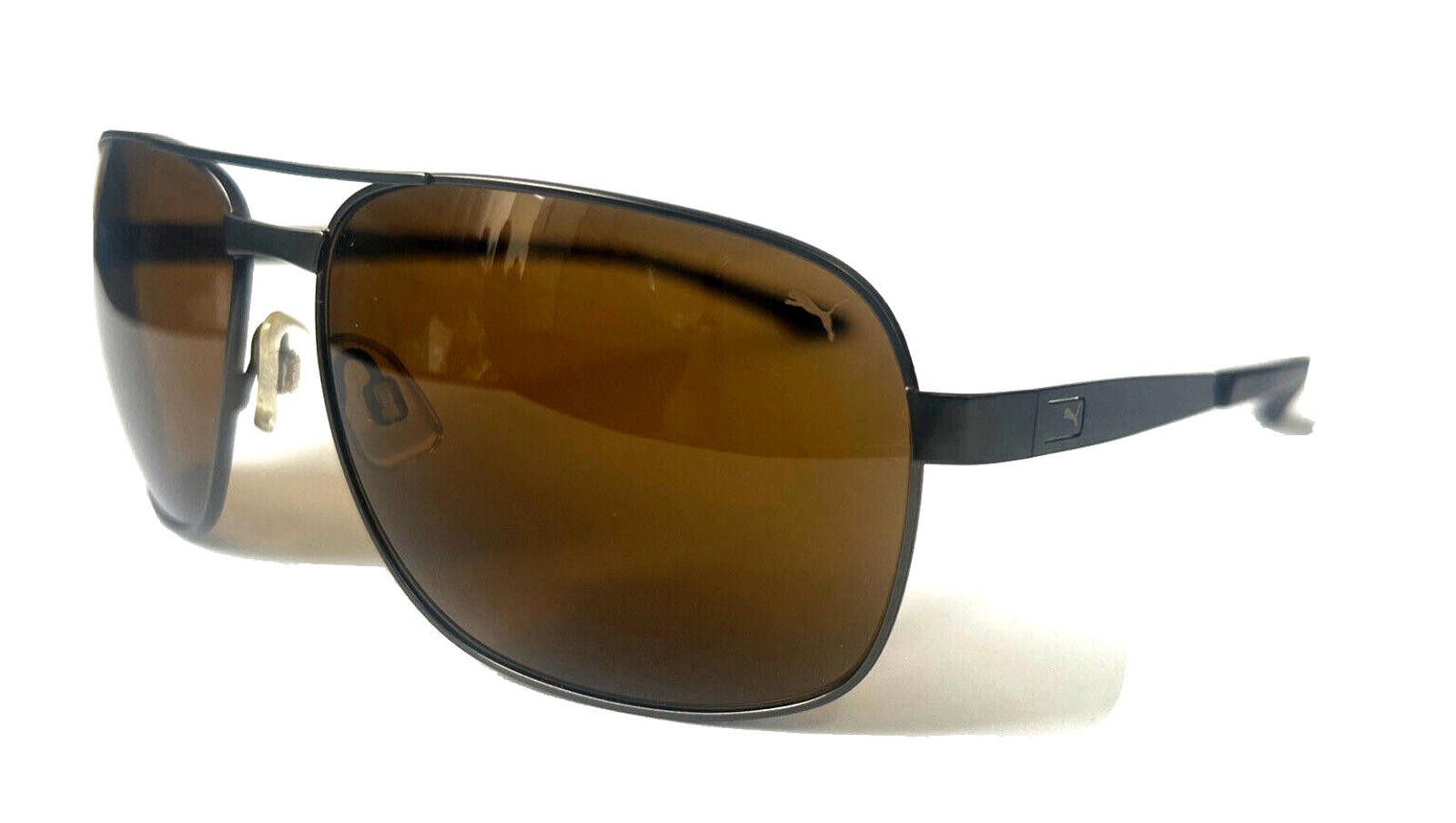Puma Puma PU0101S 002 Blade Gray Square Sunglasses 62-15 135 New Size ONE SIZE - 1 Thumbnail