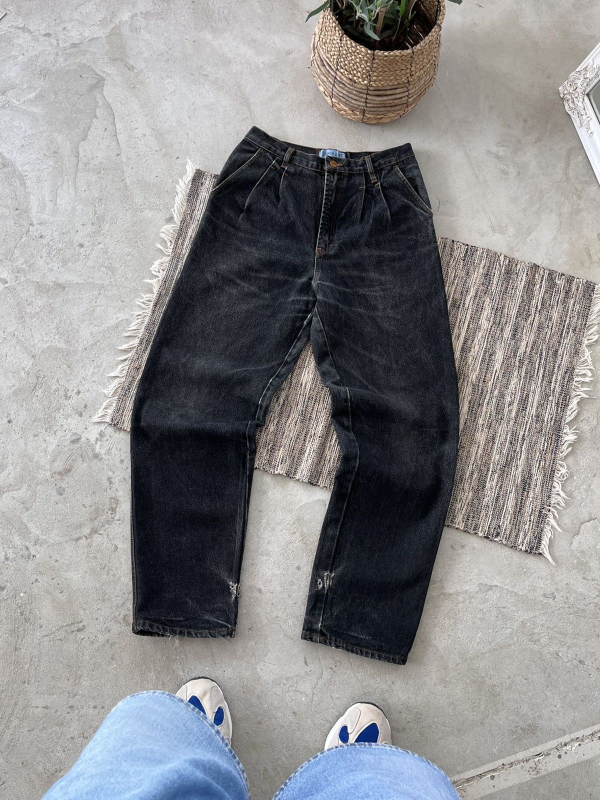 Cowboy Equipment Vintage Cowboy Denim Jeans Black Grey Marlboro Pants Y2K Size US 32 / EU 48 - 2 Thumbnail