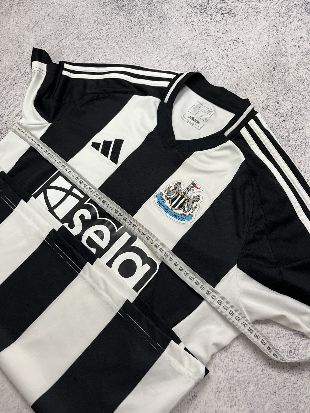 Adidas Newcastle United 2024/25 Home Soccer Jersey Blockcore Rare Size US L / EU 52-54 / 3 - 13 Thumbnail