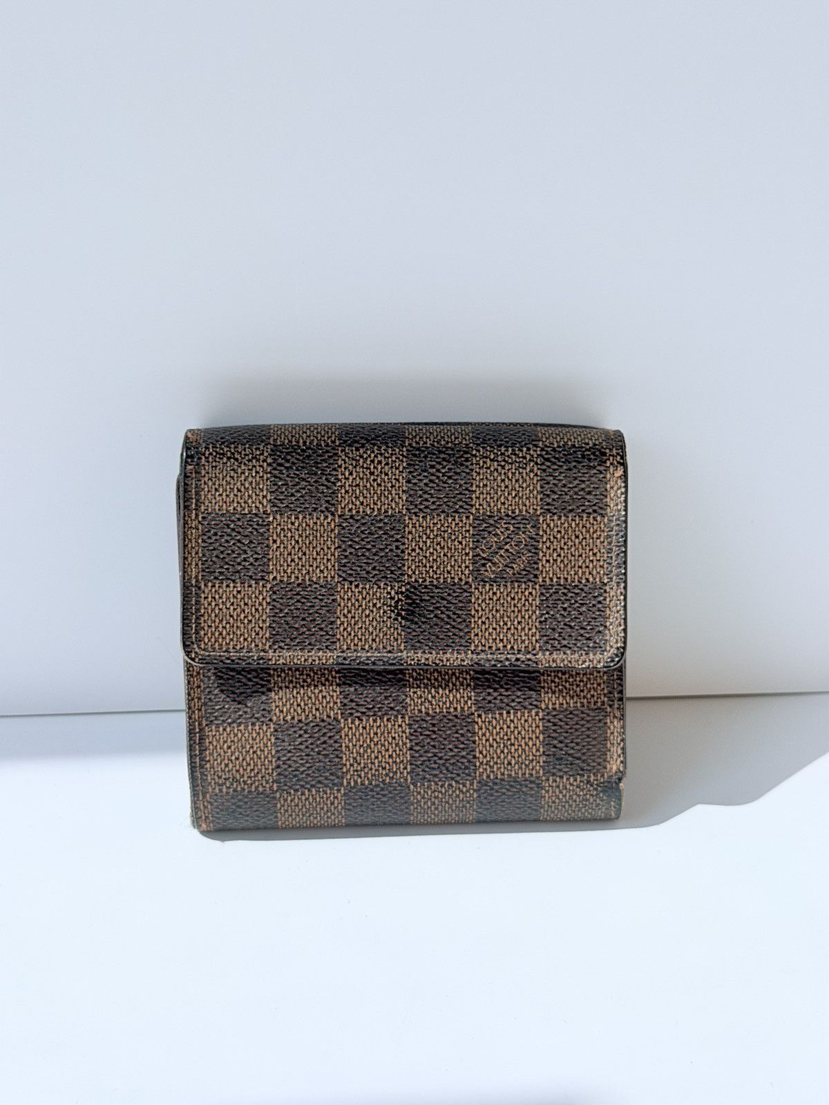 Louis Vuitton Louis Vuitton Damier Ebene Elise Wallet Size ONE SIZE - 2 Thumbnail