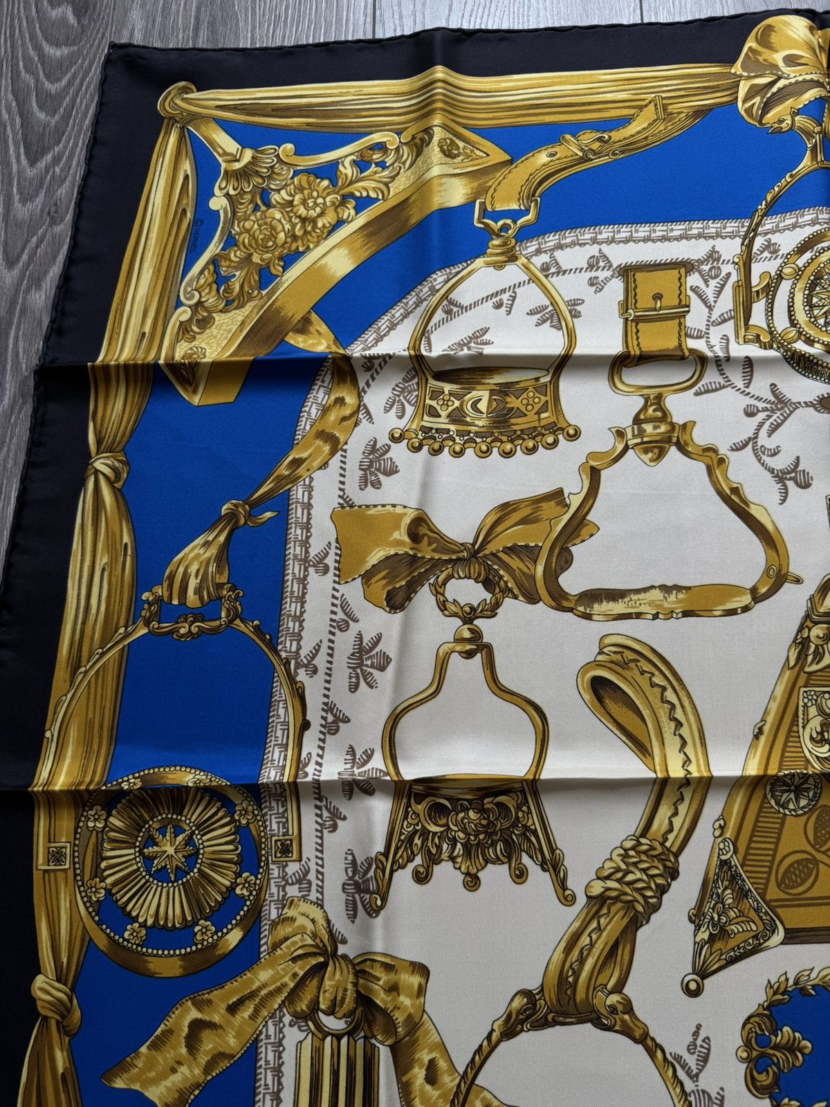 Hermes Hermès Etriers silk scarf by Françoise de la Perrière 1964y Size ONE SIZE - 8 Thumbnail