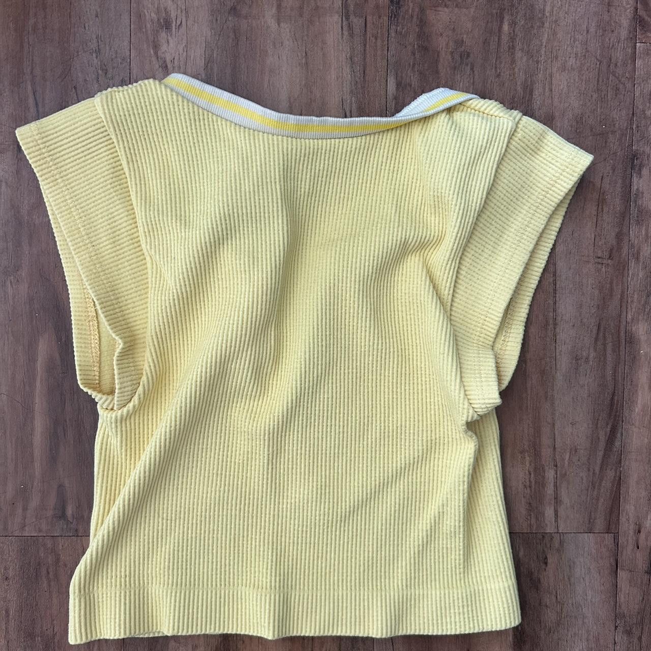 Other Out From Under Yellow Crop Top XS Size XS / US 0-2 / IT 36-38 - 3 Thumbnail