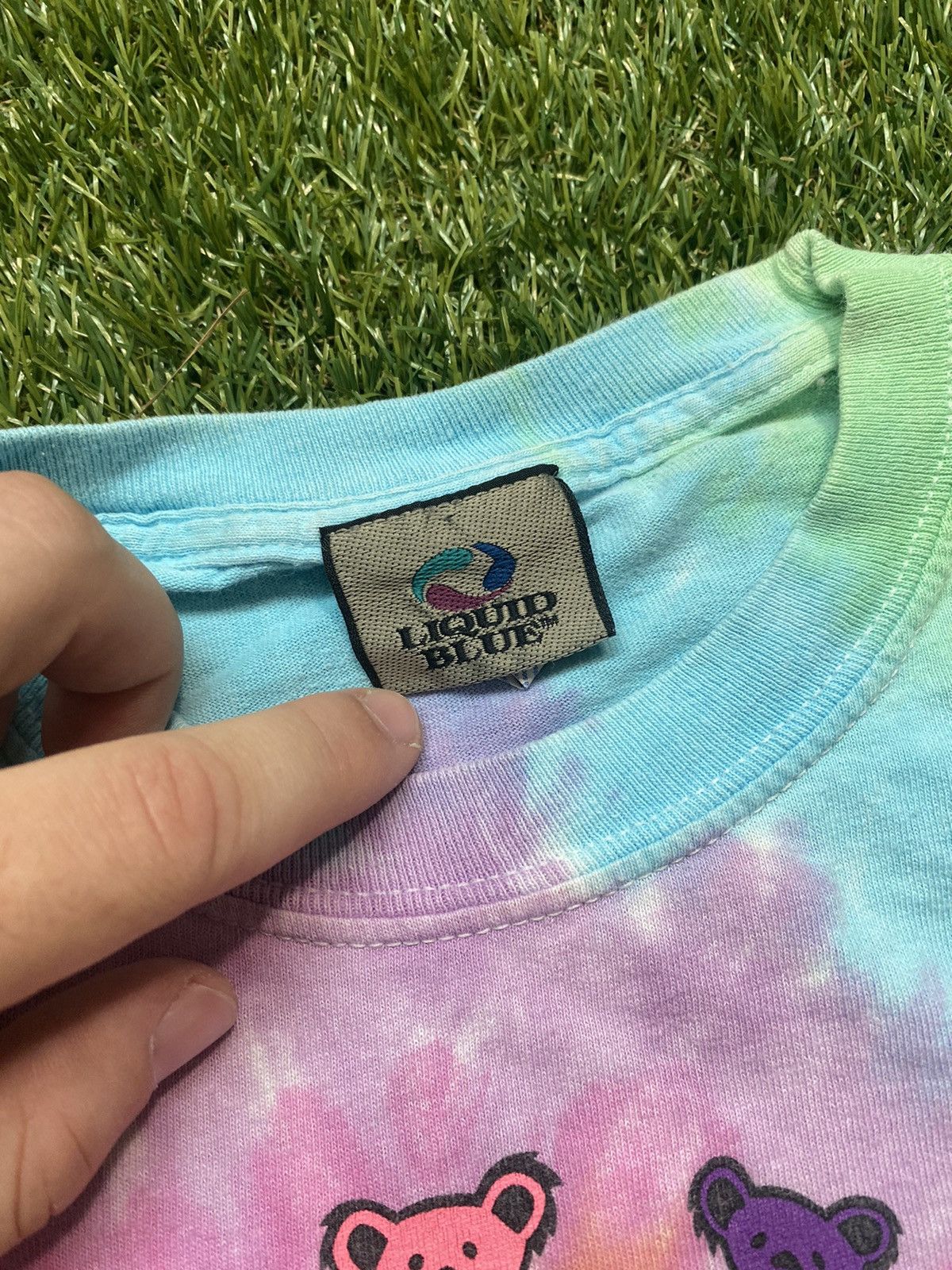 Grateful Dead × Liquid Blue × Vintage 1995 Liquid Blue Grateful Dead Tie Dye Long SleeveT-Shirt Size US M / EU 48-50 / 2 - 2 Thumbnail