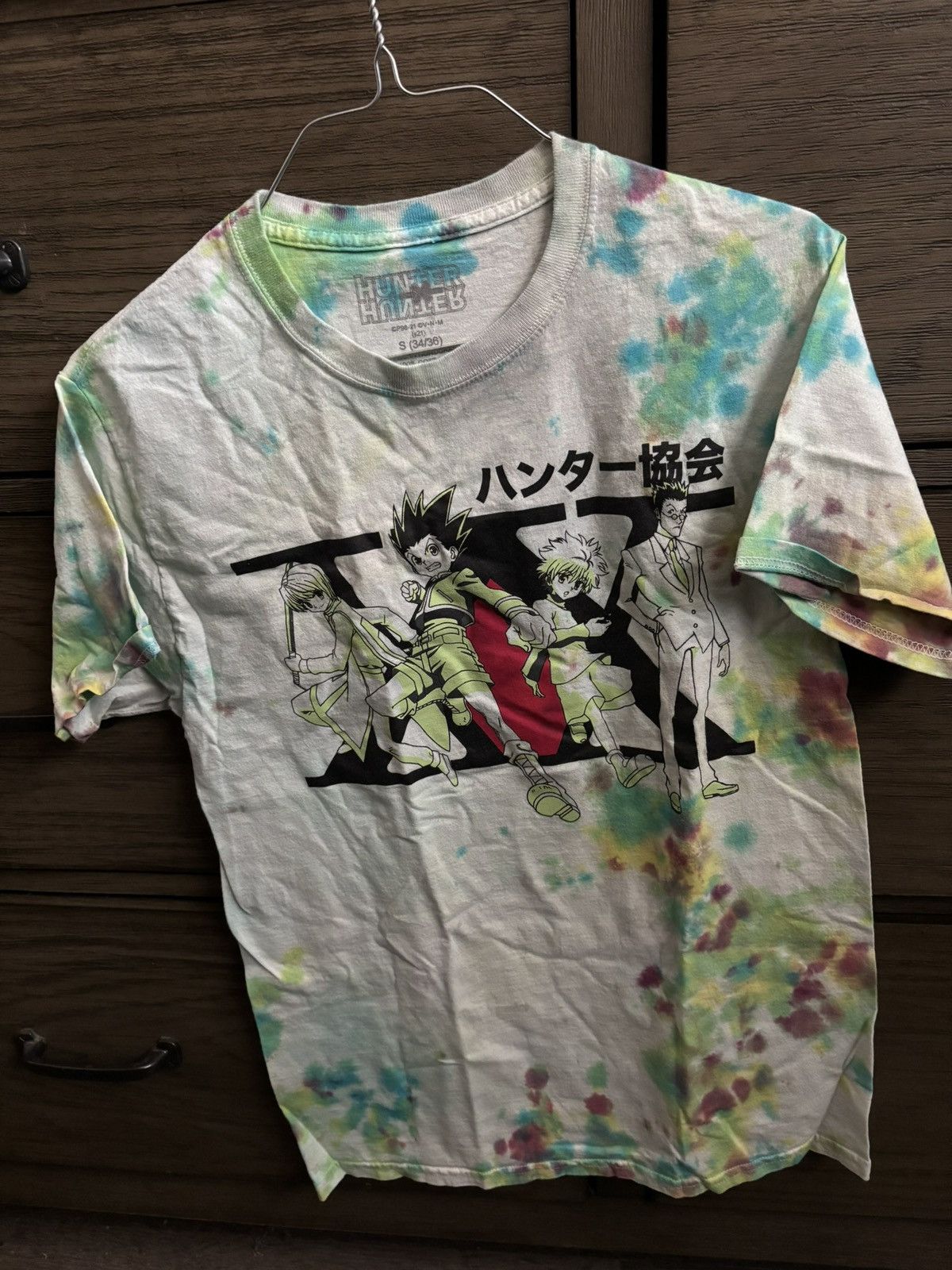 Other Hunter x Hunter White Green Graphic Anime T-Shirt Size S Size S / US 4 / IT 40 - 1 Thumbnail