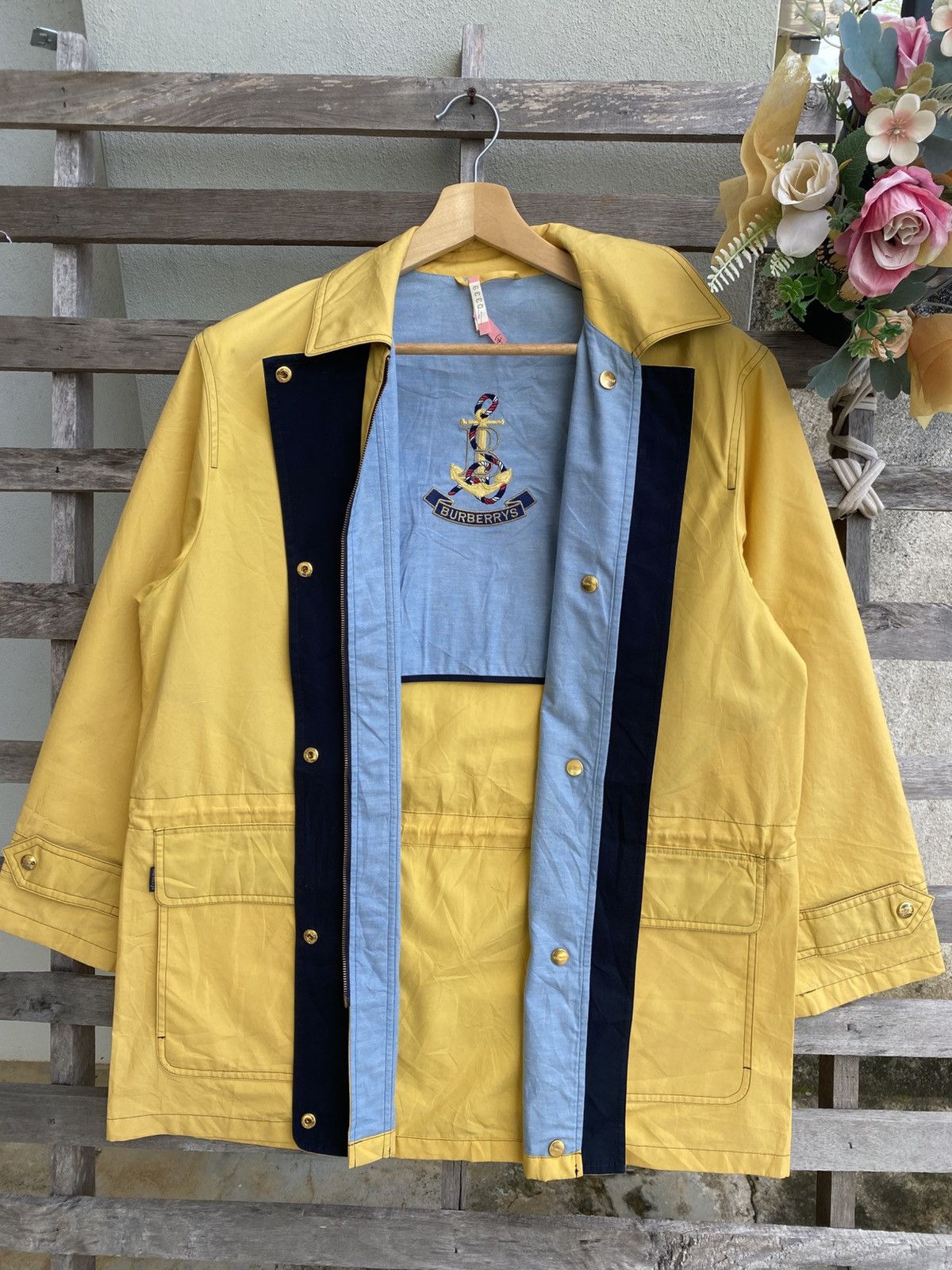 Burberry 🔥 Special Offer 🔥 Vintage Burberry Chore Jacket Size US L / EU 52-54 / 3 - 3 Thumbnail