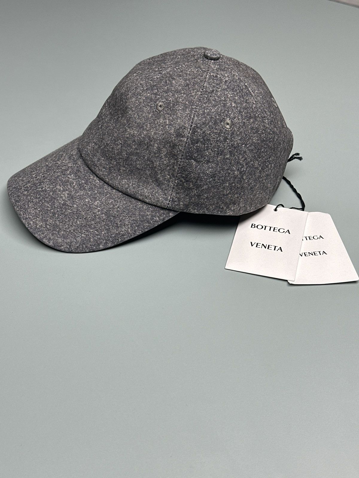 Bottega Veneta $950 leather printed hat Size ONE SIZE - 1 Thumbnail
