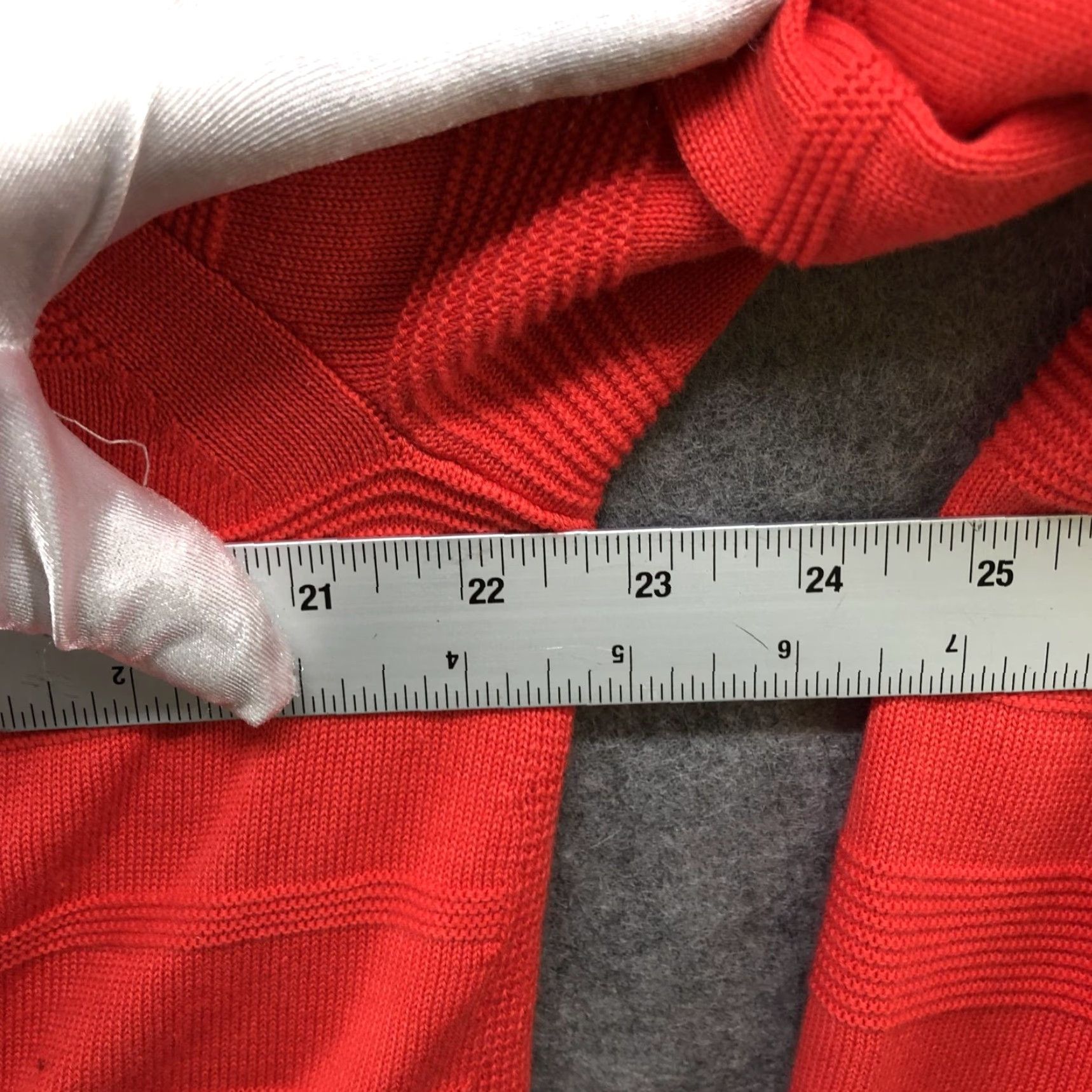 Talbots VINTAGE Talbots Cardigan Sweater Womens XL Red Solid Longline Casual Open Front Classic Size XL / US 12-14 / IT 48-50 - 8 Thumbnail
