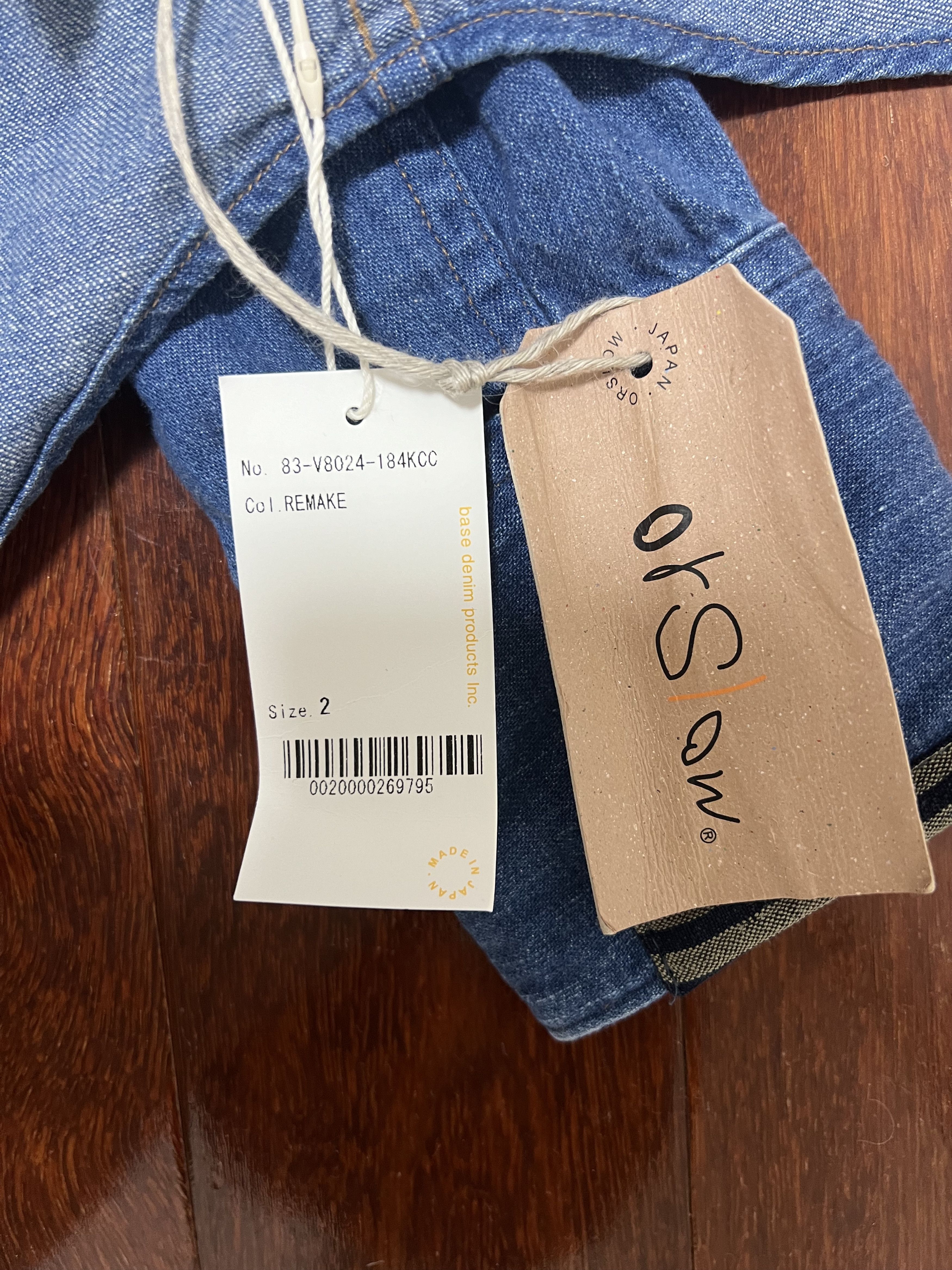 Orslow 💚 1/100 Canoe Club X Orslow Boro Western Shirt Indigo NEW Size US M / EU 48-50 / 2 - 9 Thumbnail