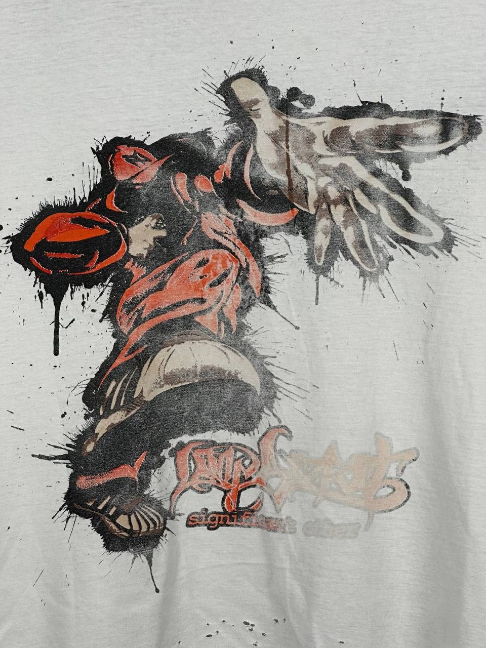 Band Tees THRASHED Vintage 2000s LIMP BIZKIT CLASSIC LOGO Size US L / EU 52-54 / 3 - 4 Thumbnail