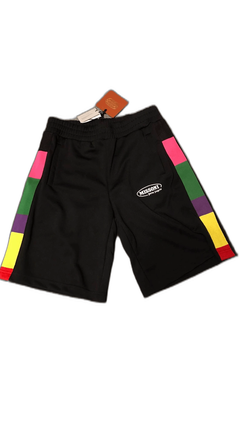 Palm Angels Missoni Colorful Side Shorts
