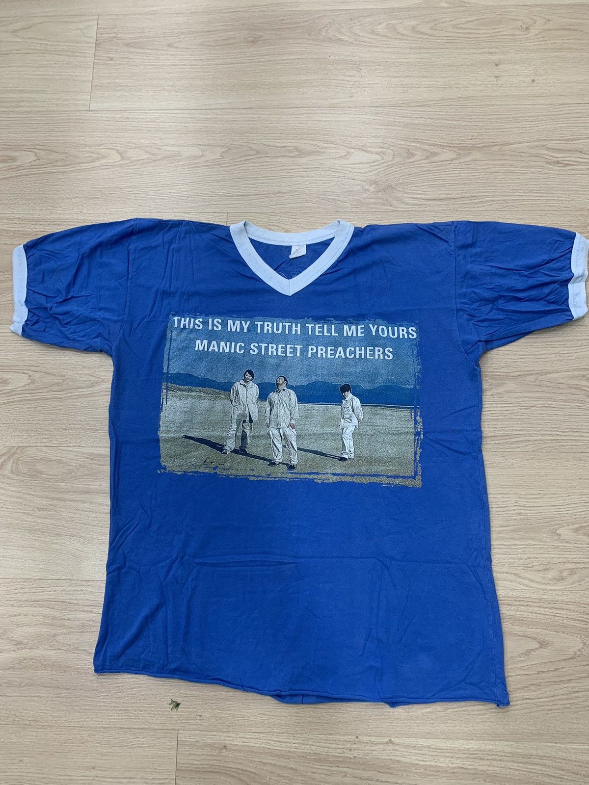 VTG BAND MANIC STREET PREACHERS TOUR SHIRT SUEDE