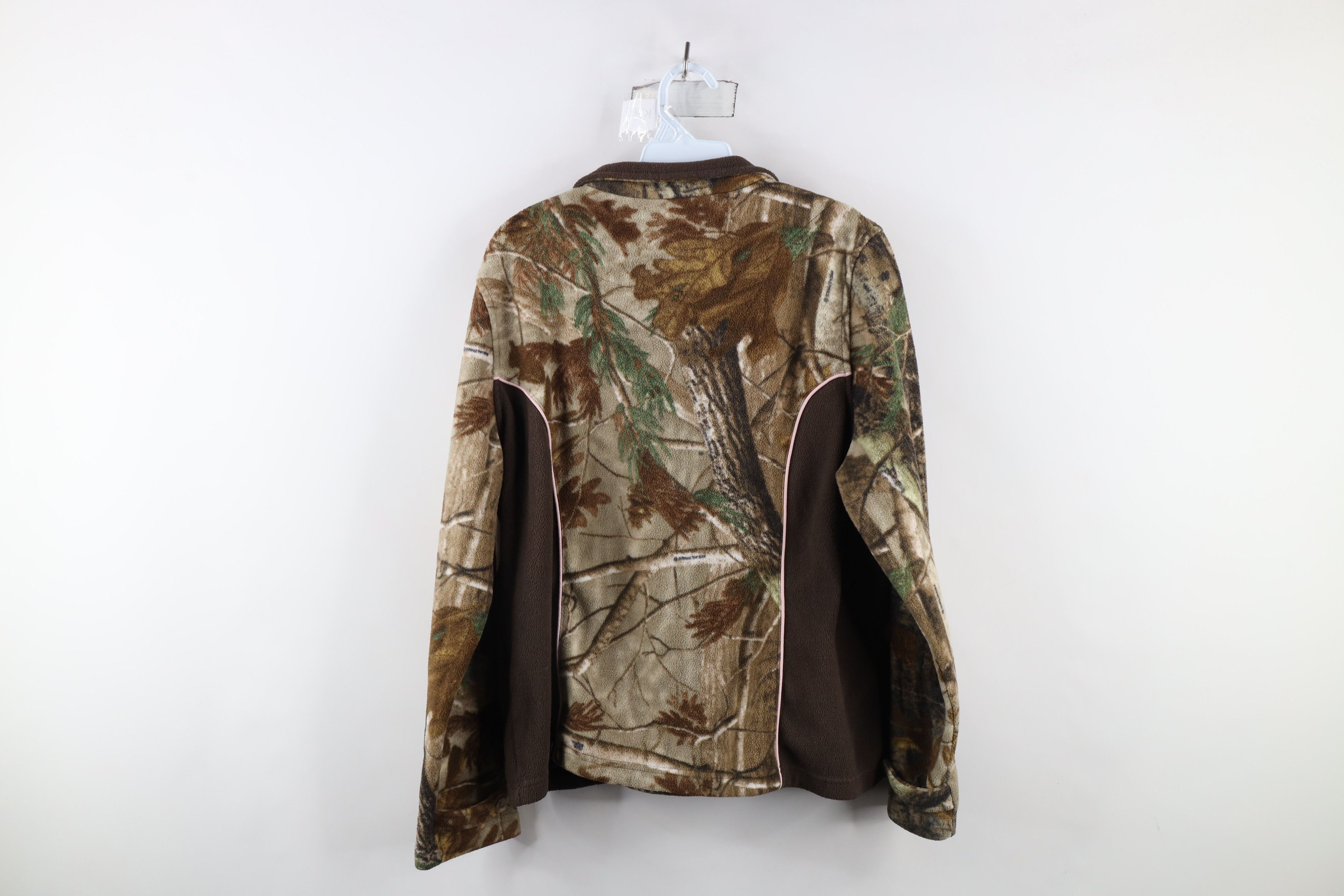 Vintage Vintage Womens Camouflage Half Zip Fleece Pullover Sweater Size L / US 10 / IT 46 - 9 Thumbnail