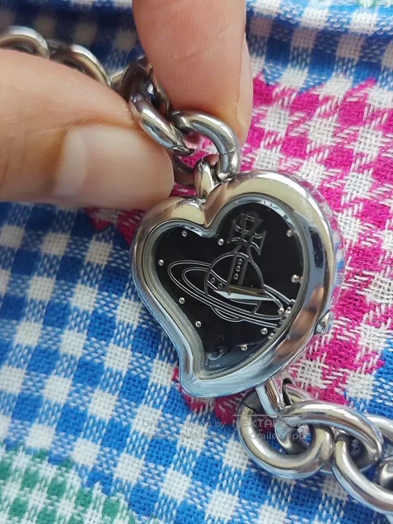 Vivienne Westwood vivienne westwood Rare Vintage Black Heart Chain Watch Size ONE SIZE - 6 Thumbnail