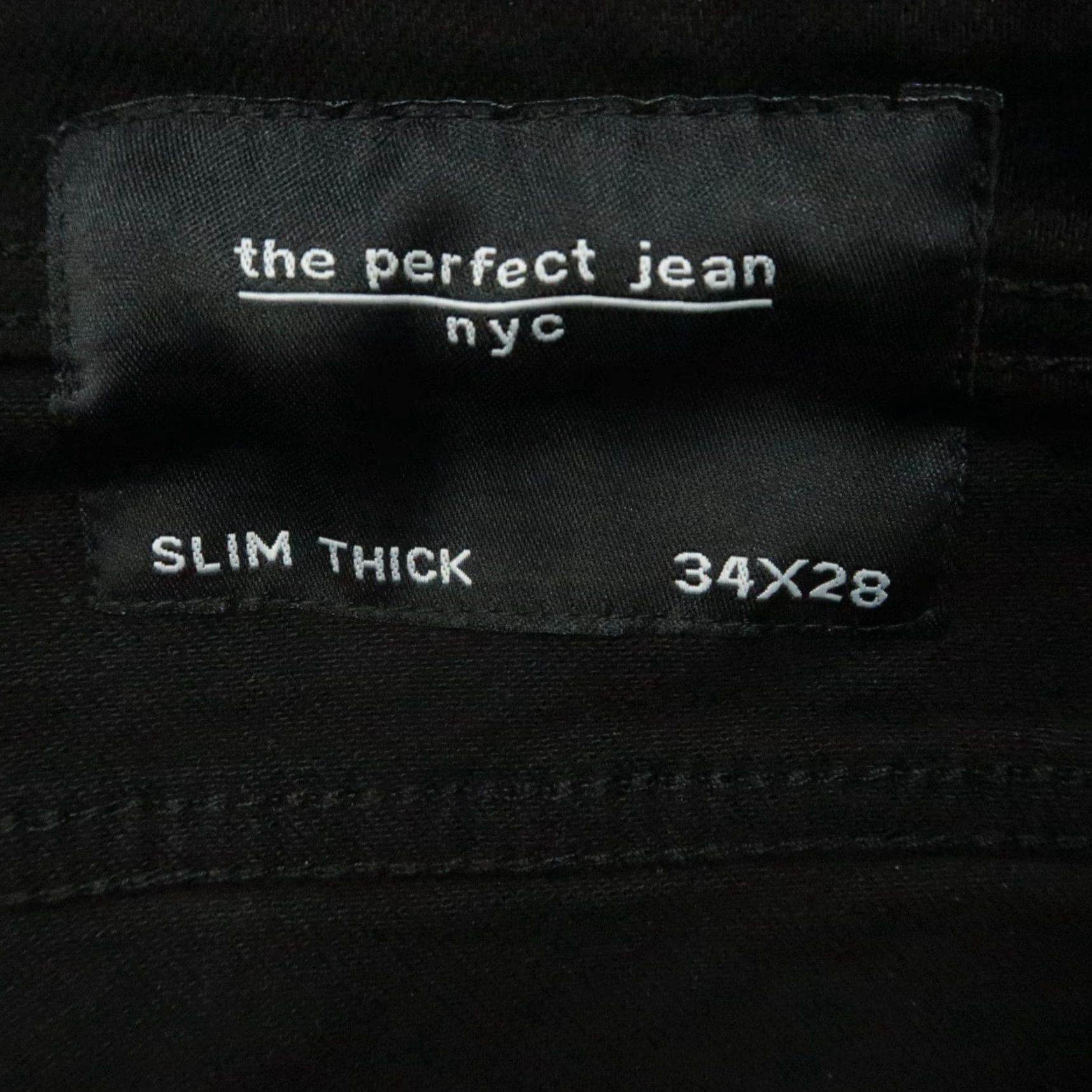 Vintage VINTAGE The Perfect Jean Jeans Men 34x28 Stealth Black Slim Pants 5-Pocket NWT Size US 34 / EU 50 - 3 Thumbnail