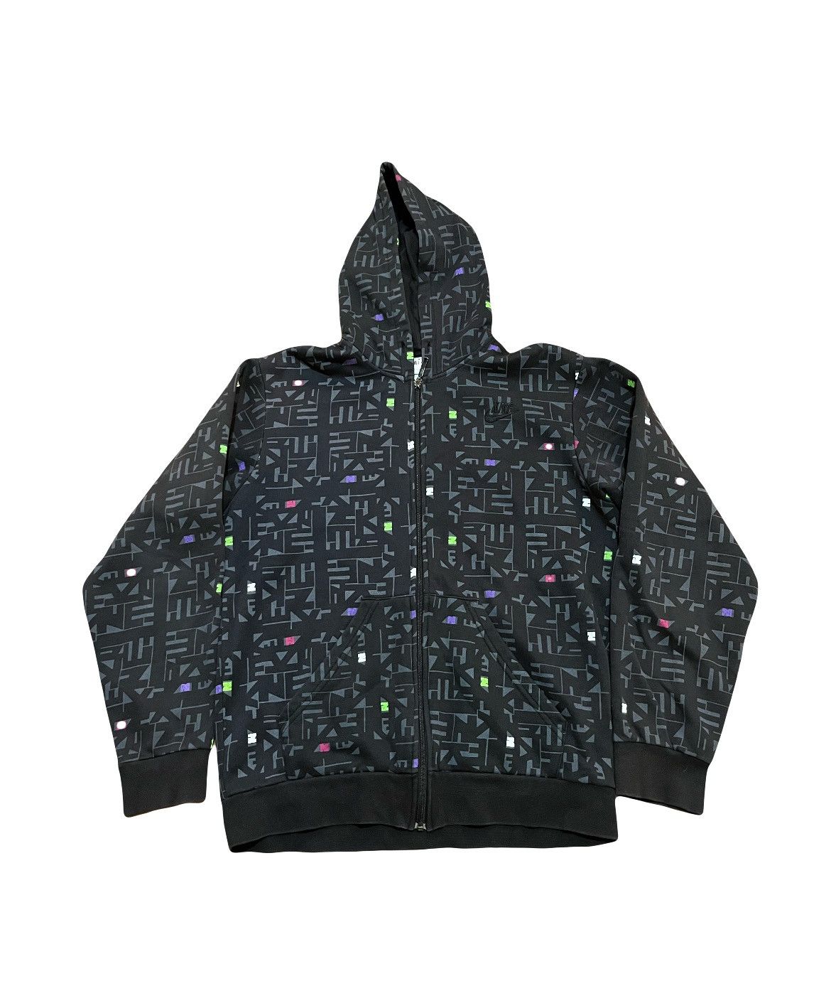 Nike Y2k Nike zip up hoodie Size US M / EU 48-50 / 2 - 1 Thumbnail