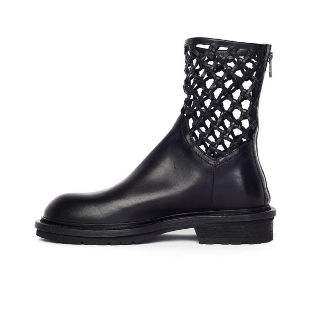 Ann Demeulemeester ANN DEMEULEMEESTER Mesh Designed Boots Black 41 Size US 8 / EU 41 - 1 Thumbnail