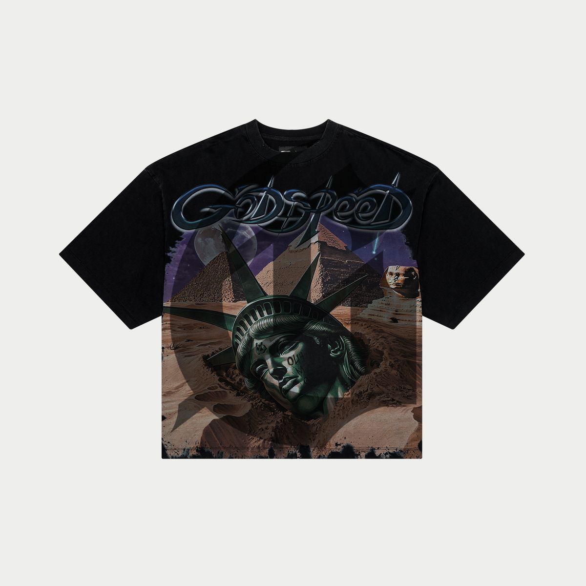 Godspeed Godspeed "Mother Cairo" Black Tee Size US XL / EU 56 / 4 - 1 Preview