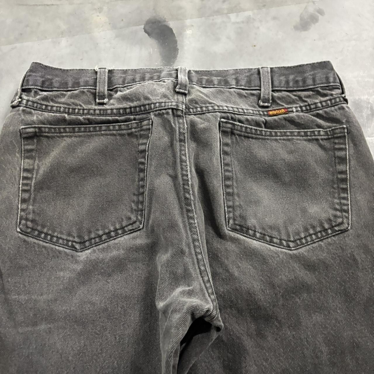 Vintage Crazy Vintage Y2K/2000s Grunge Faded Black Denim Jeans! 33x30 Size US 33 - 7 Thumbnail