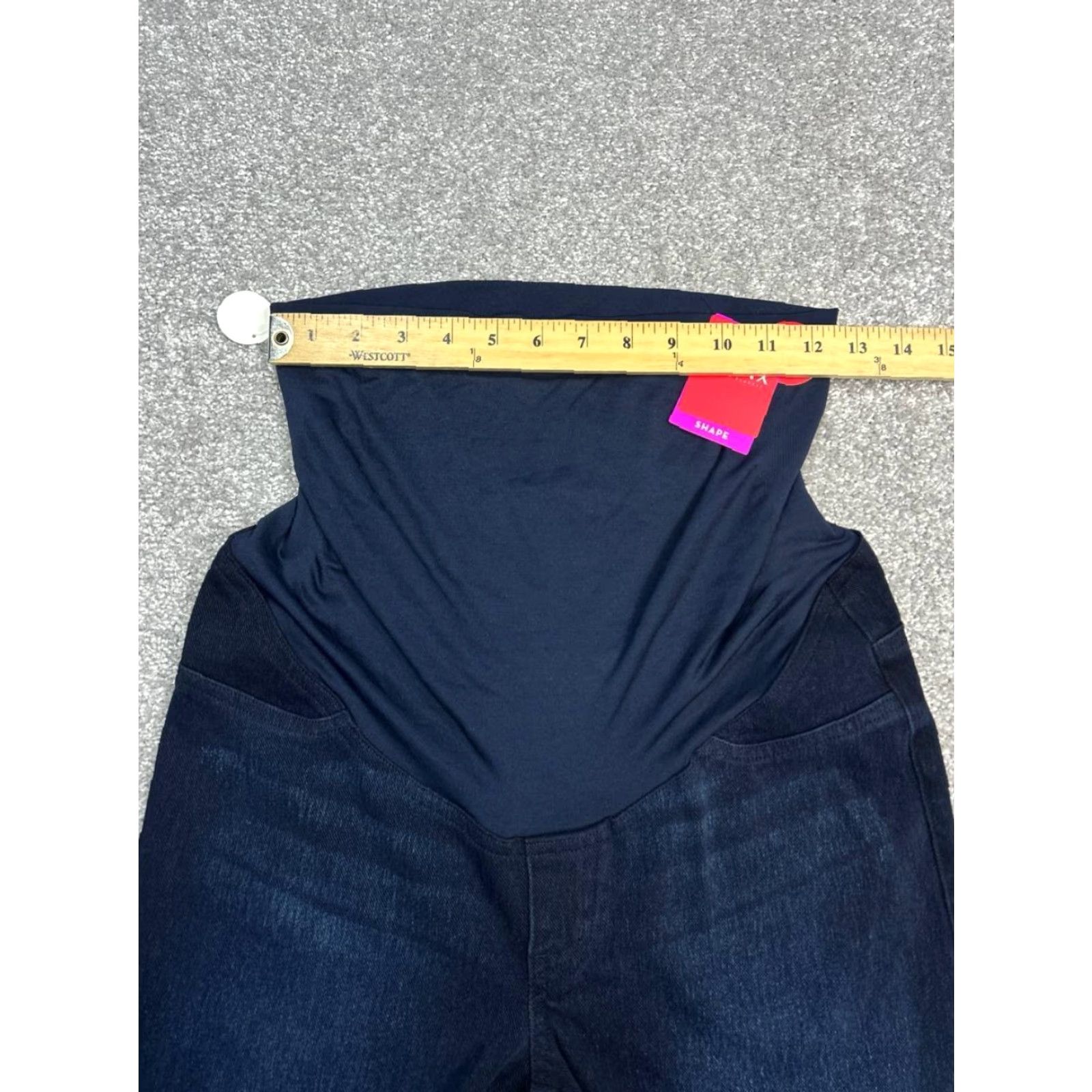 Spanx Spanx Mama Maternity Denim Leggings Womens Large Blue Stretch Ankle Jean ish High Rise L Color Blue Casual Modern Outdoor Walking Size 42" / US 20 - 6 Thumbnail