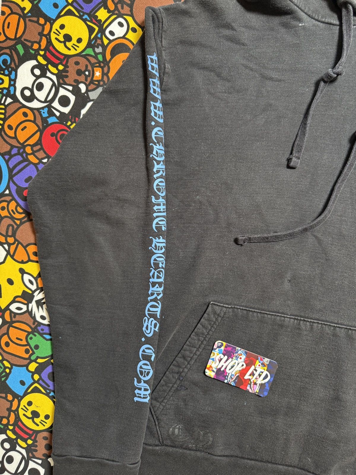 Chrome Hearts Chrome Hearts Black/Blue Online Exclusive Pullover Hoodie Size US L / EU 52-54 / 3 - 6 Thumbnail