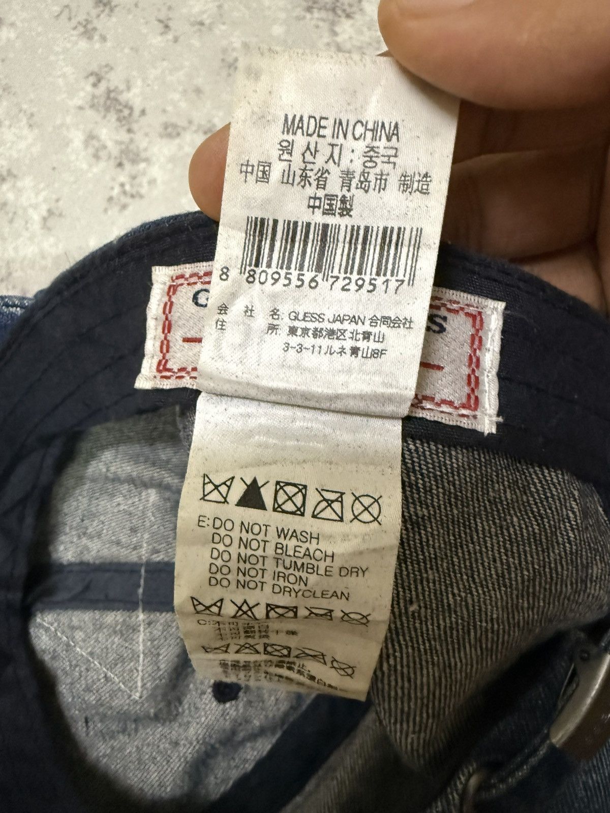 Guess Vintage Guess Denim Jeans Adjustable Buckleback Cap Size ONE SIZE - 10 Thumbnail