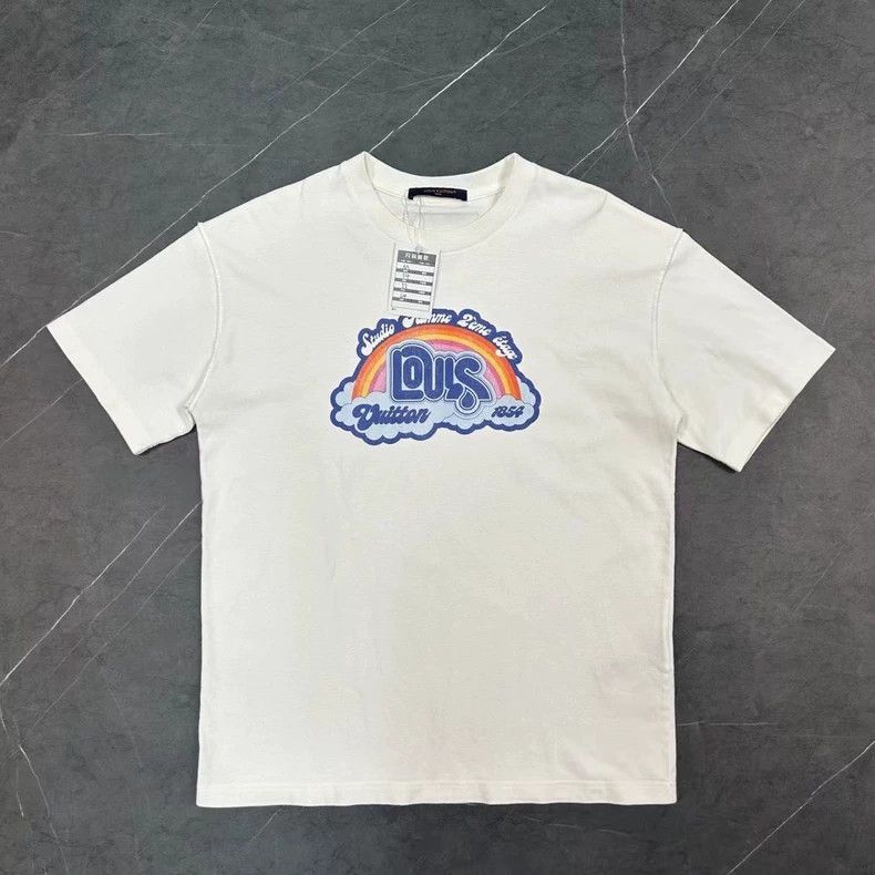 Louis Vuitton louis vuitton rainbow logo short sleeve shirt-dmc Size US M / EU 48-50 / 2 - 1 Thumbnail
