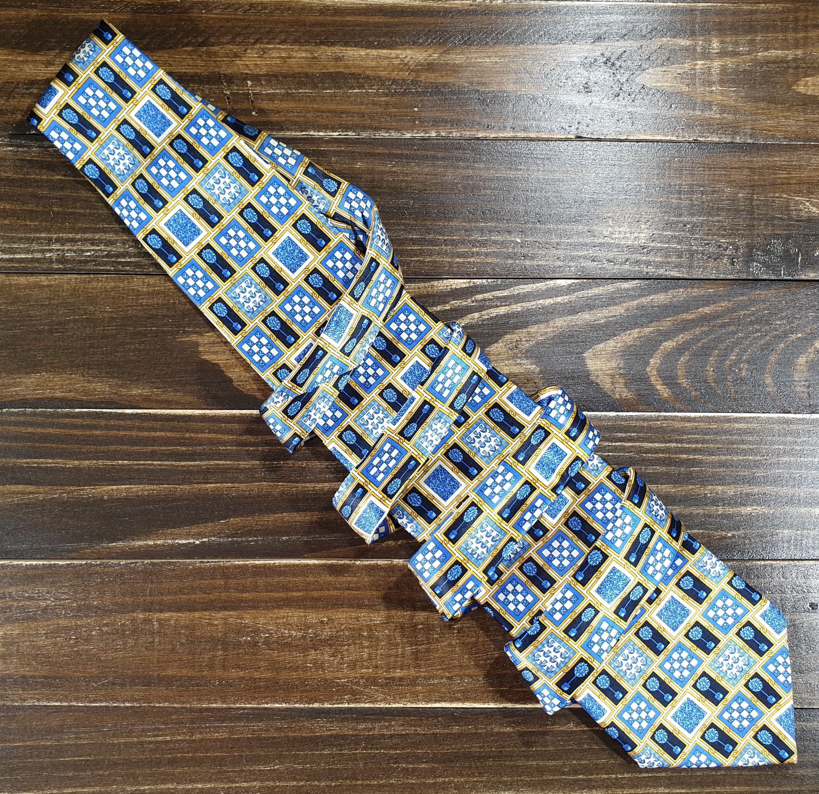 Lanvin Lanvin Silk Tie Flower Made In France Very Good Condition Size ONE SIZE - 20 Thumbnail
